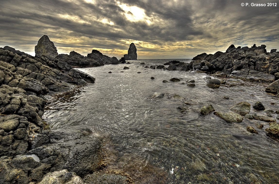 The stacks of Aci Trezza