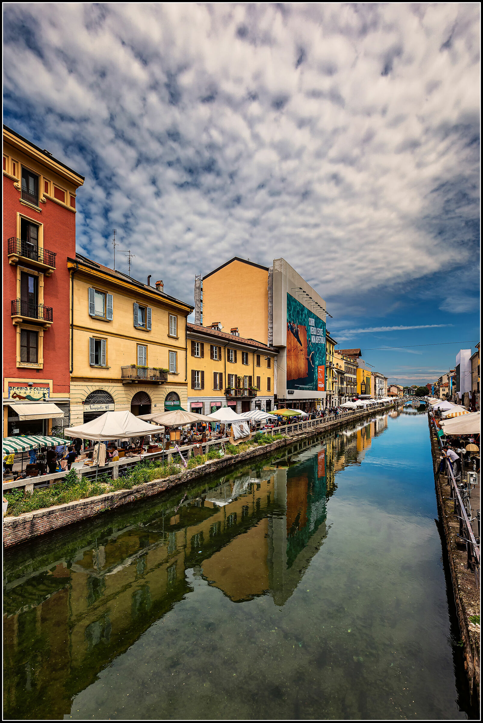 Milan one of the thousand interpretations Naviglio grande