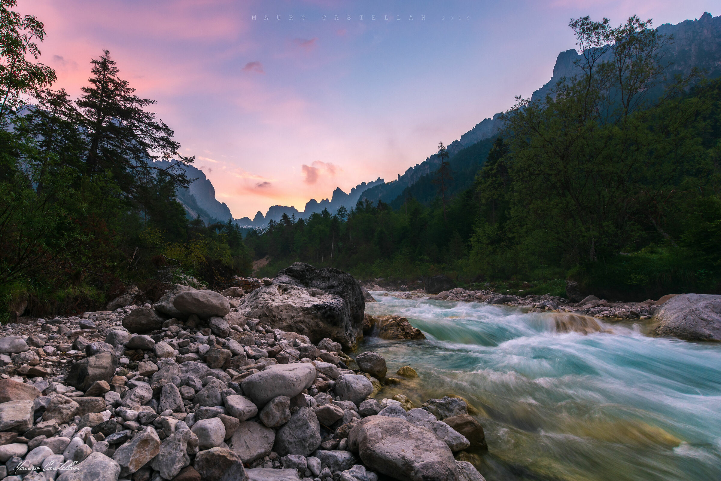 Sunrise in Val Canali