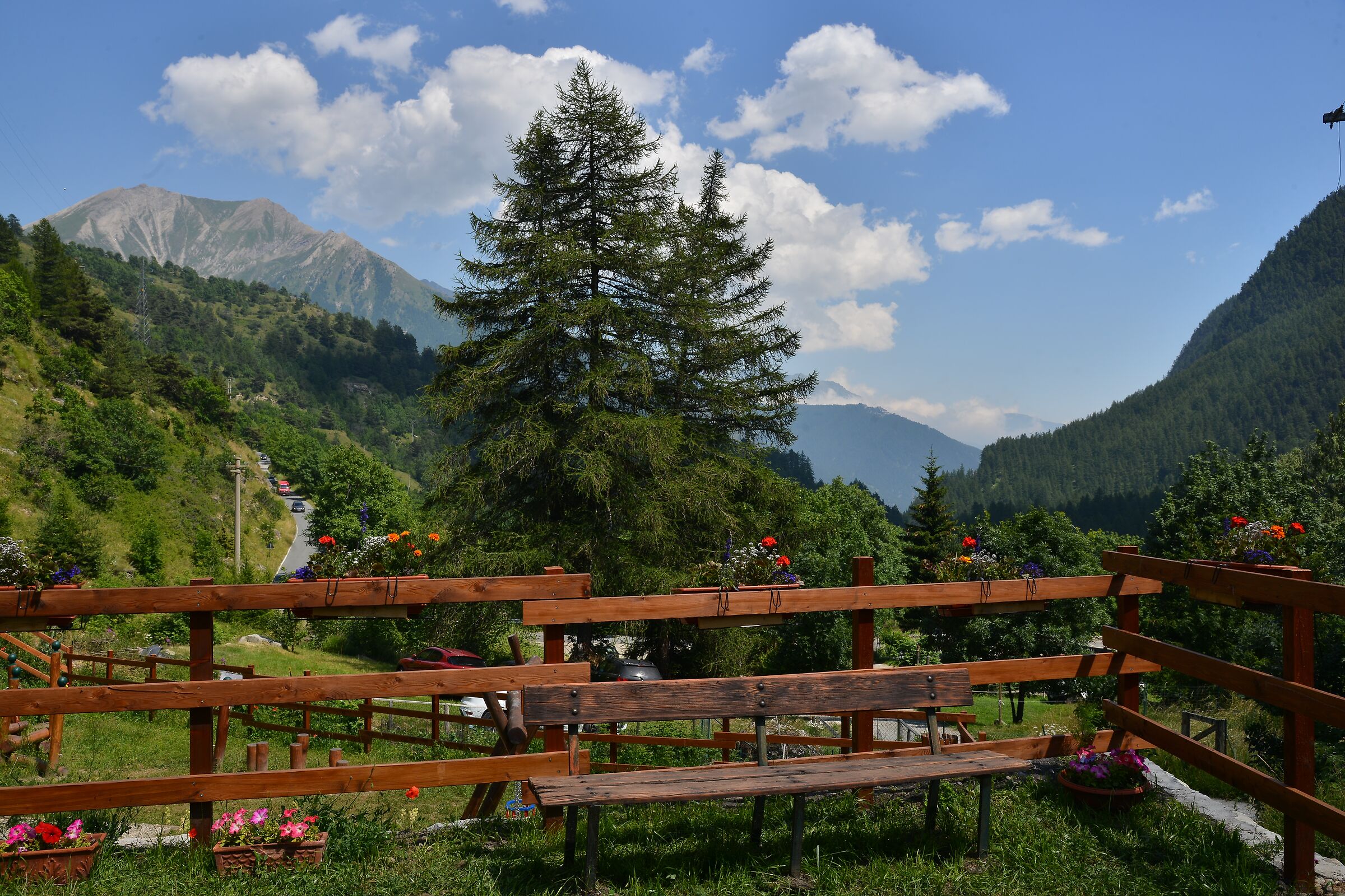 Pourrieres, valley view