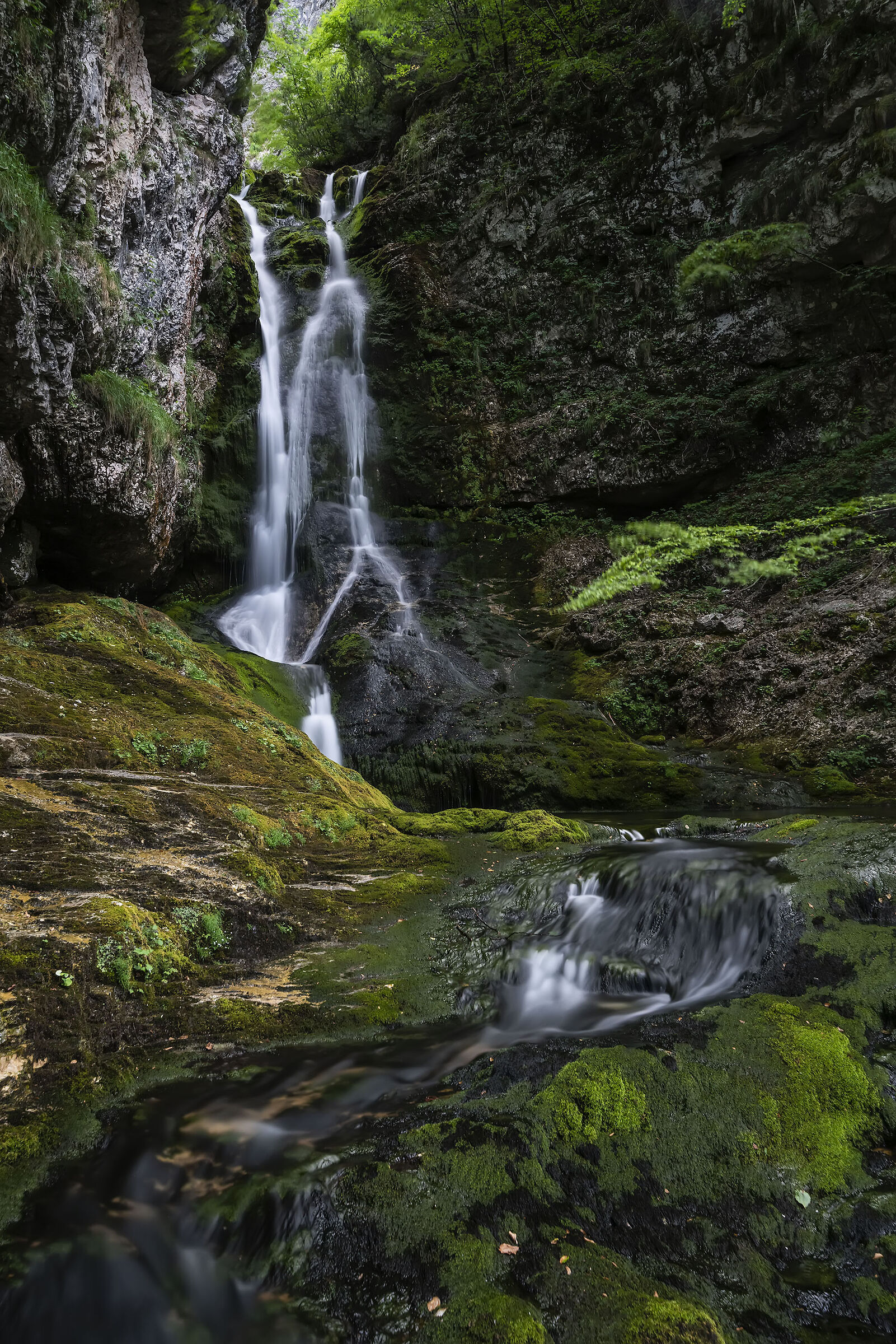 Fontanon di Goriuda salto intermedio