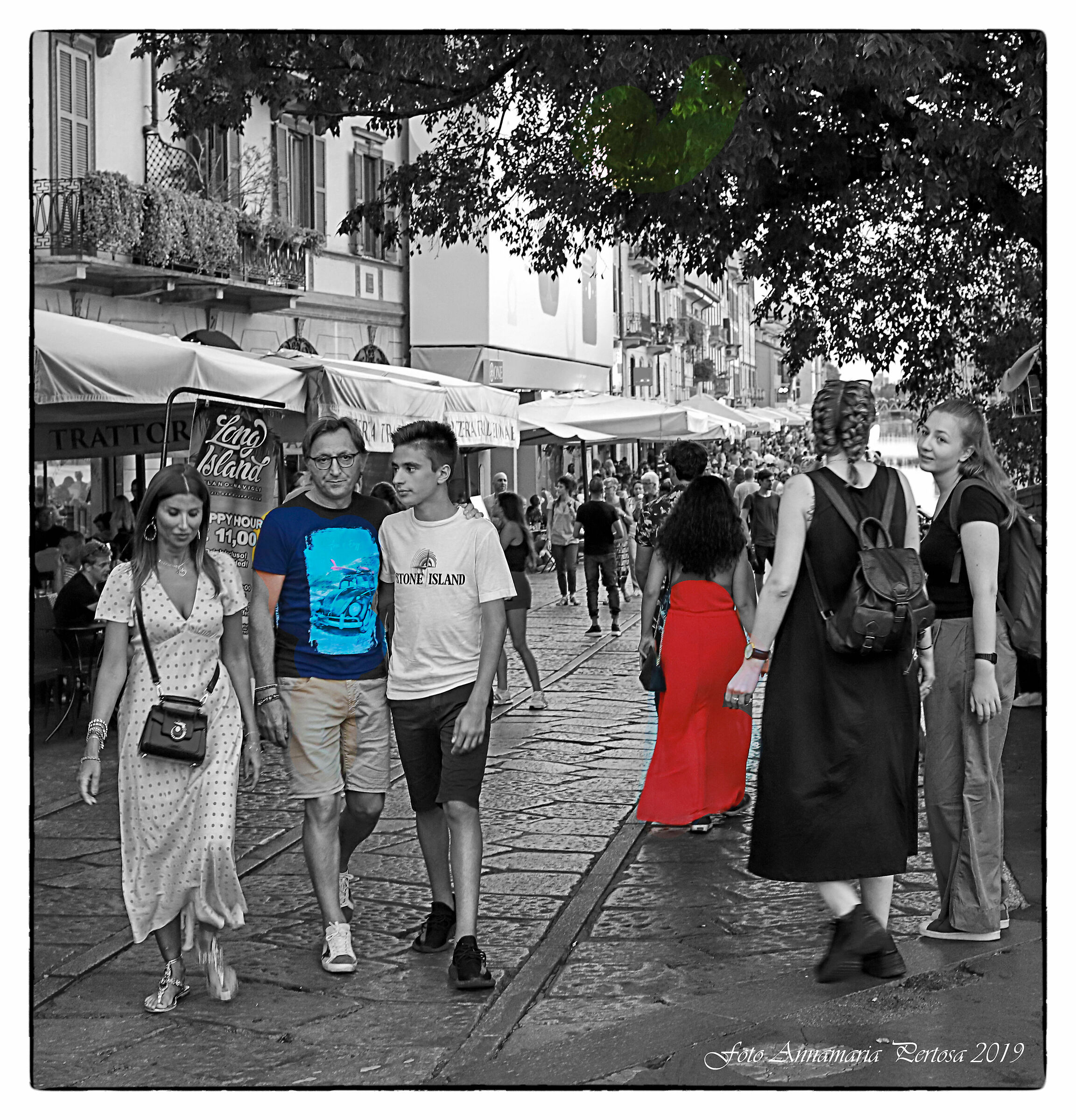 Milan yesterday and today