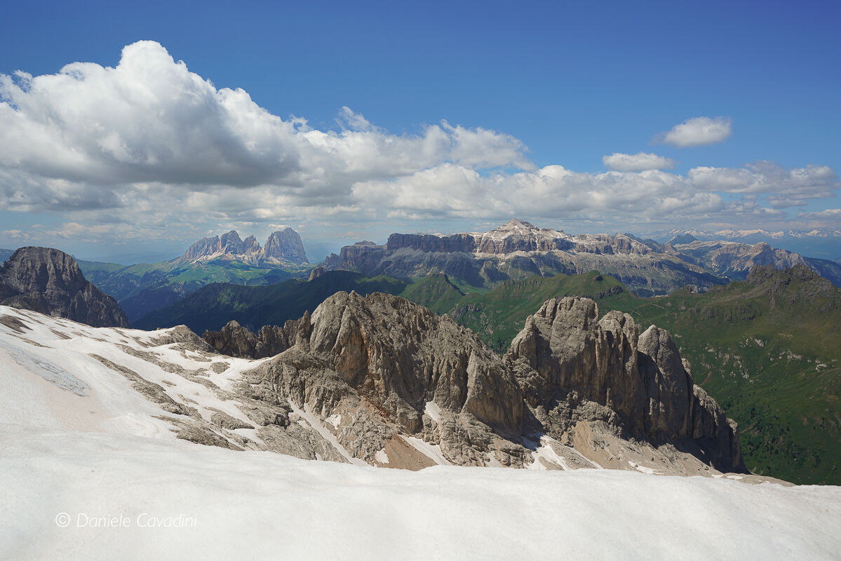Panorama dalla Marmolada