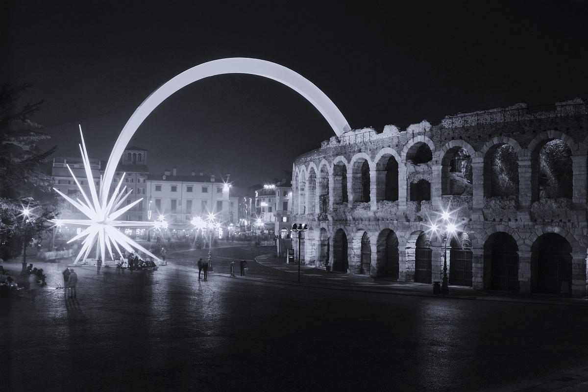 Stella di natale (piazza Bra Verona)