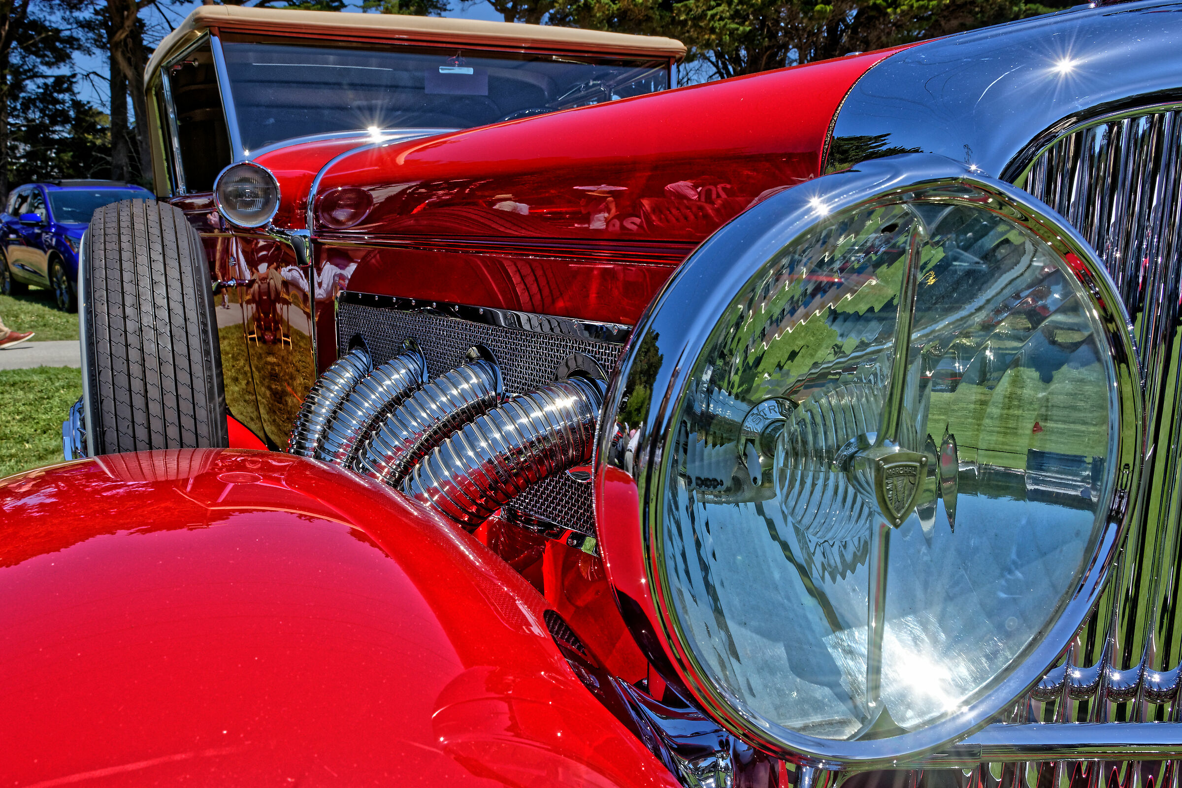 old style car details