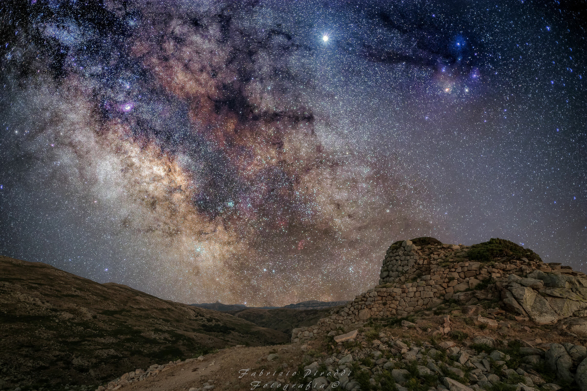 Nuraghe Ruinas in territorio di Arzana (Og) Sardegna.