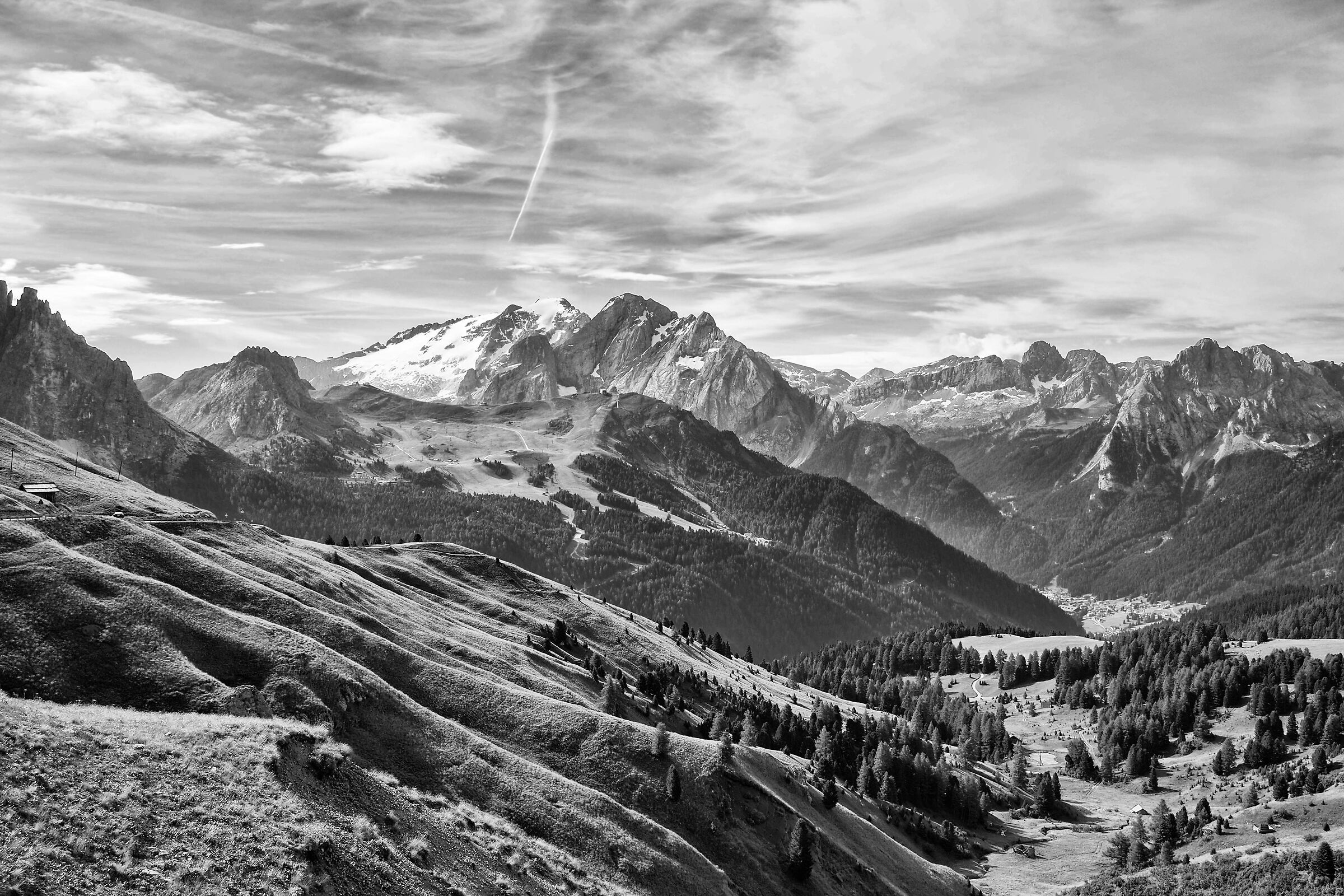 View from the Saddle Pass