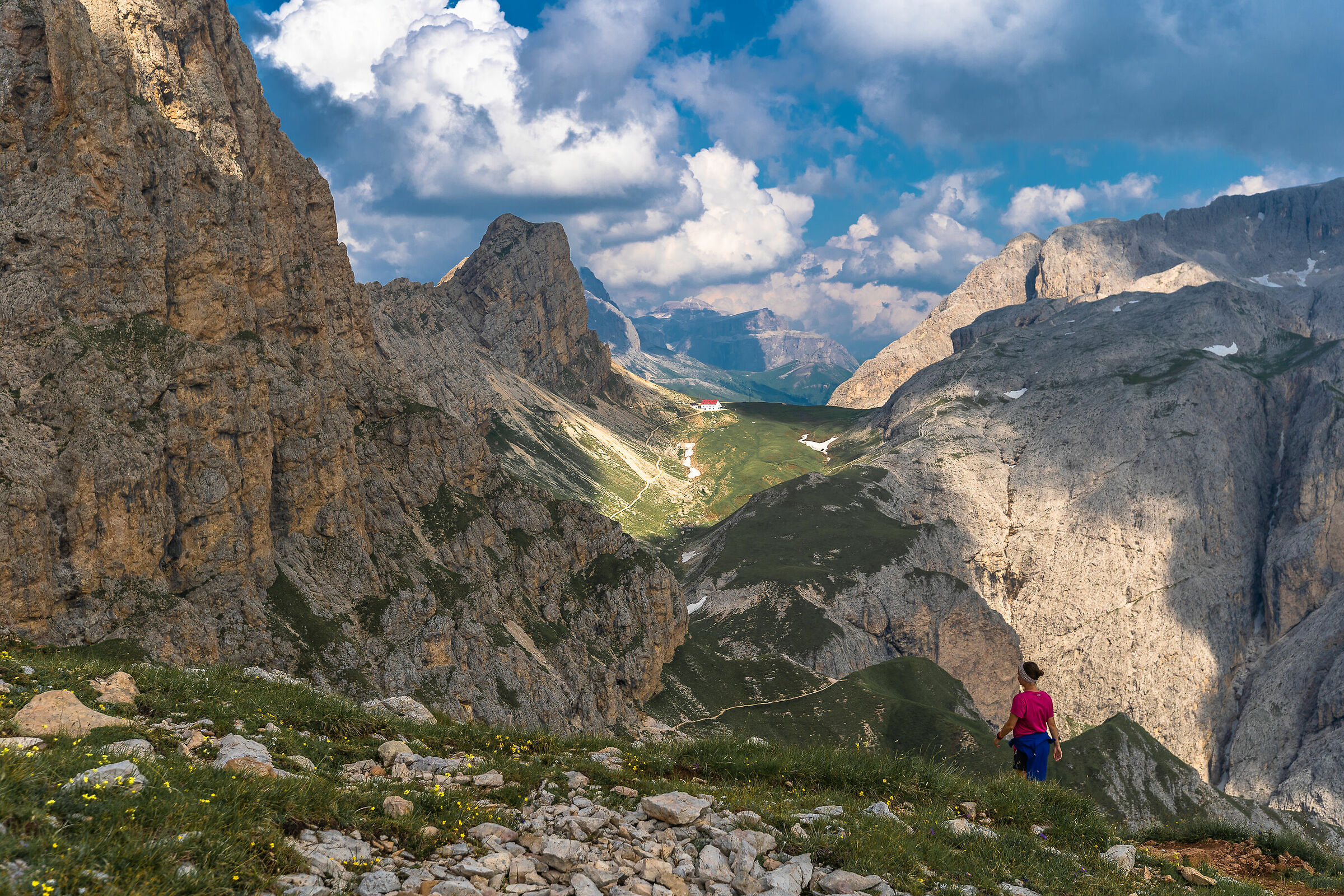Verso il rifugio Alpe di Tires