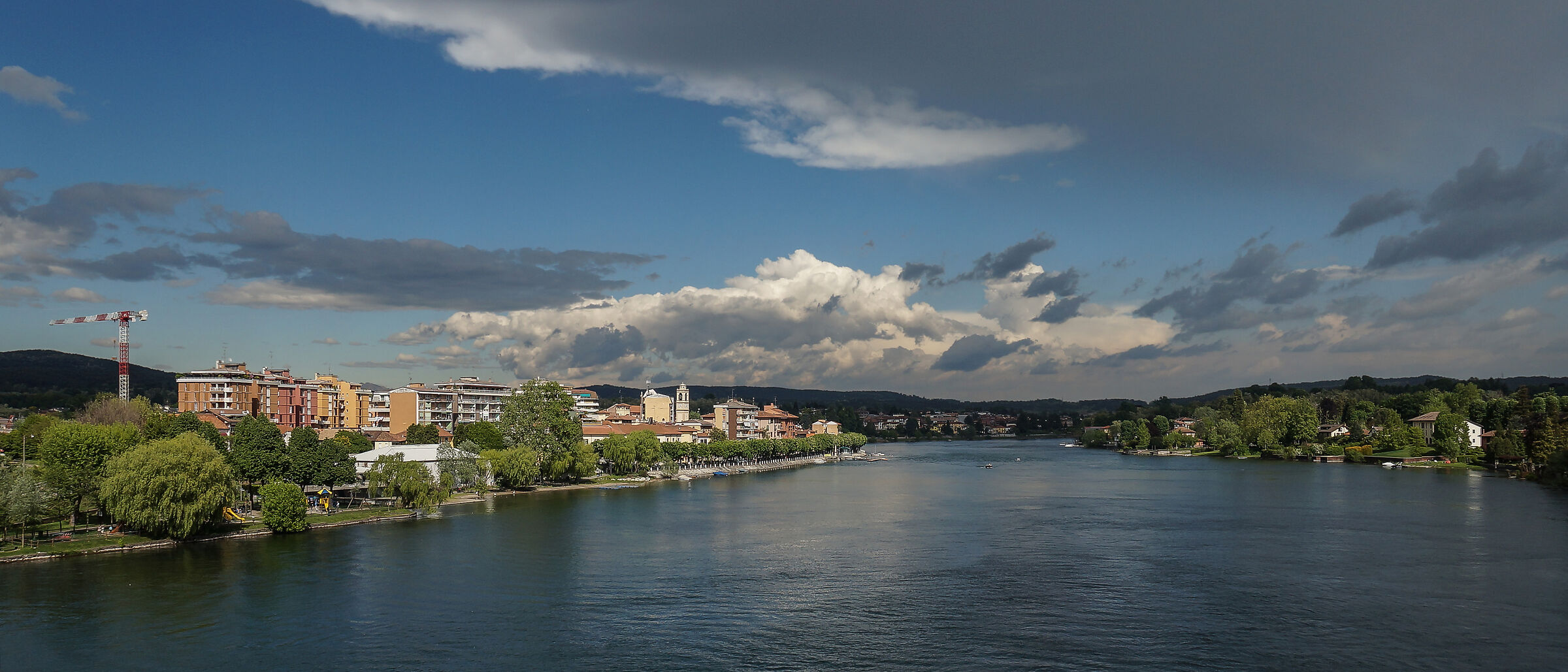 Sesto Calende e Castelletto Sopra Ticino dal ponte - 3
