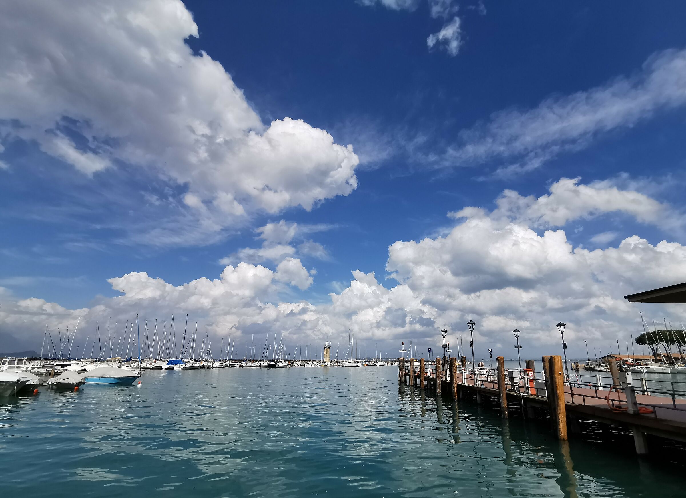 desenzano of the garda port
