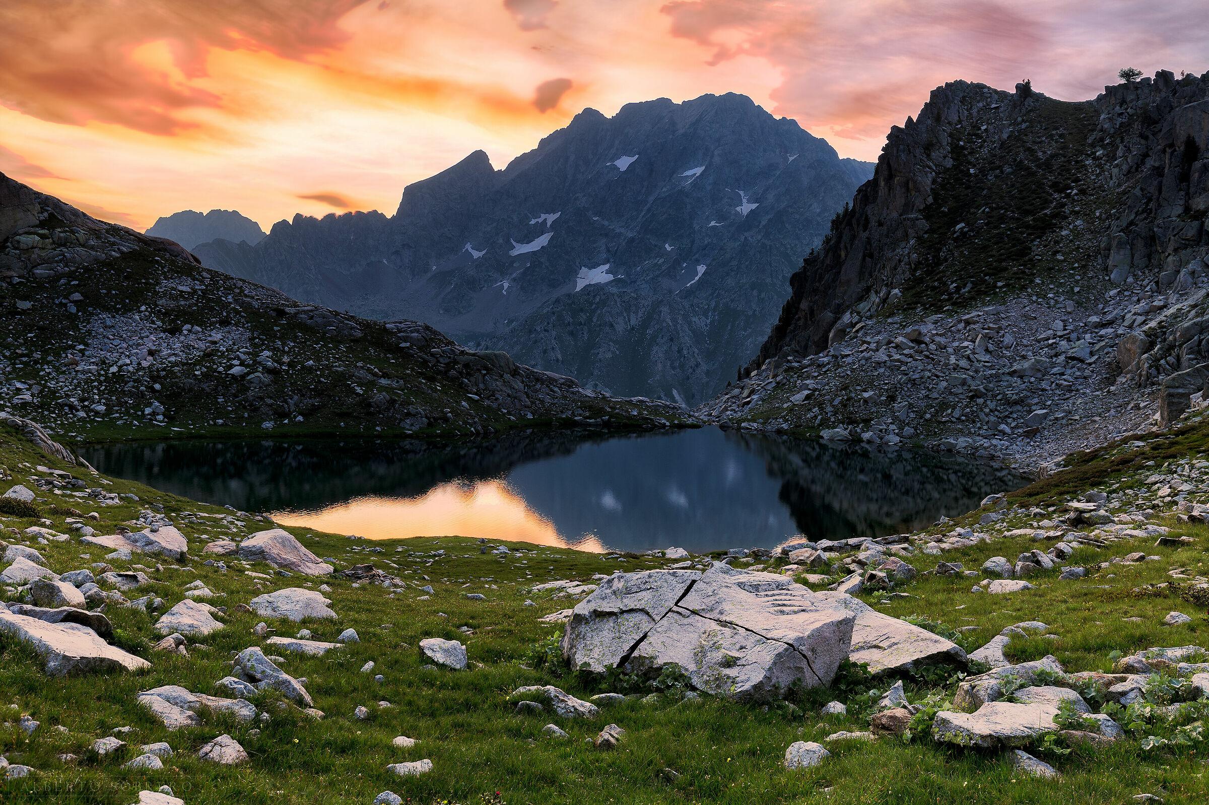 Sunrise above the Lake