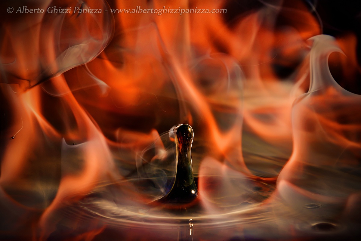 Goccia tra le fiamme