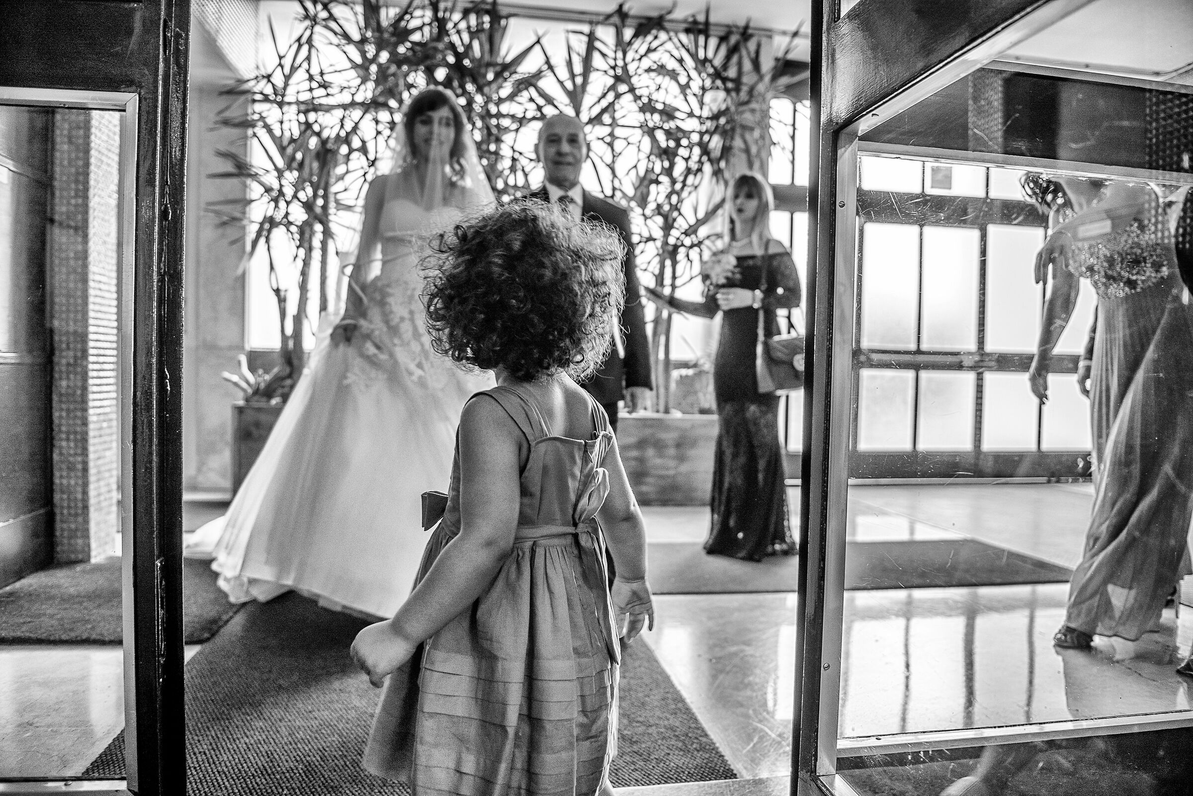 Here comes the bride