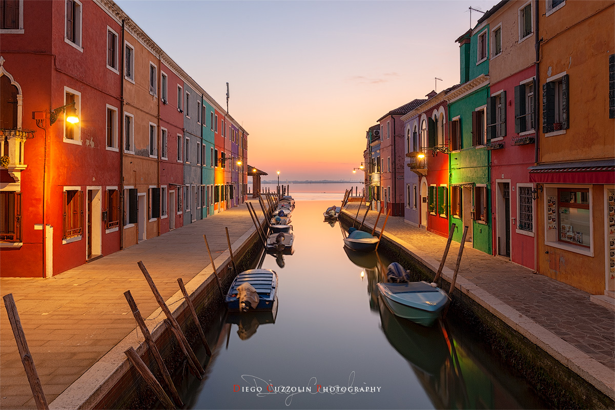 Sunset in Burano