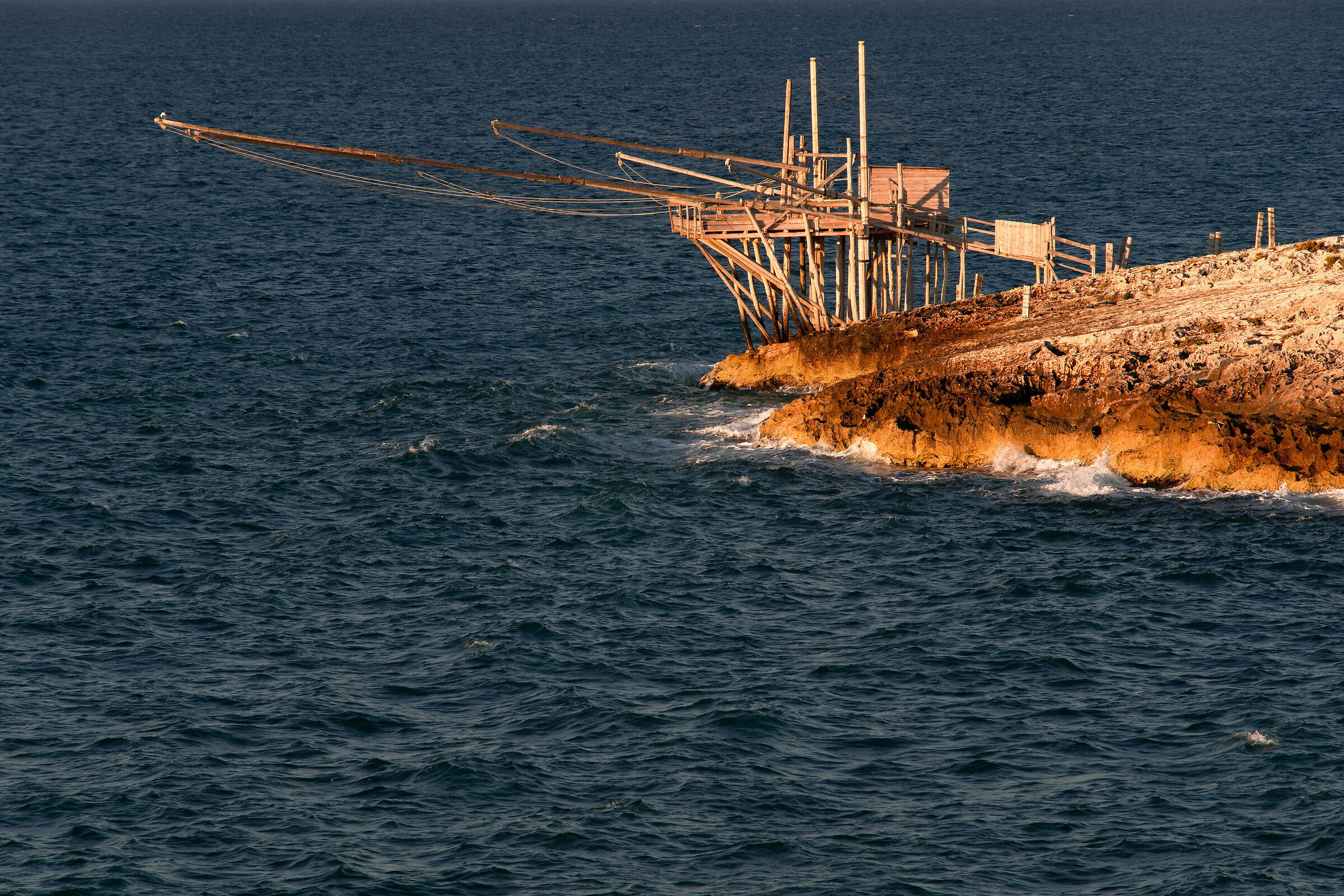 one of the many trebuchets of Gargano