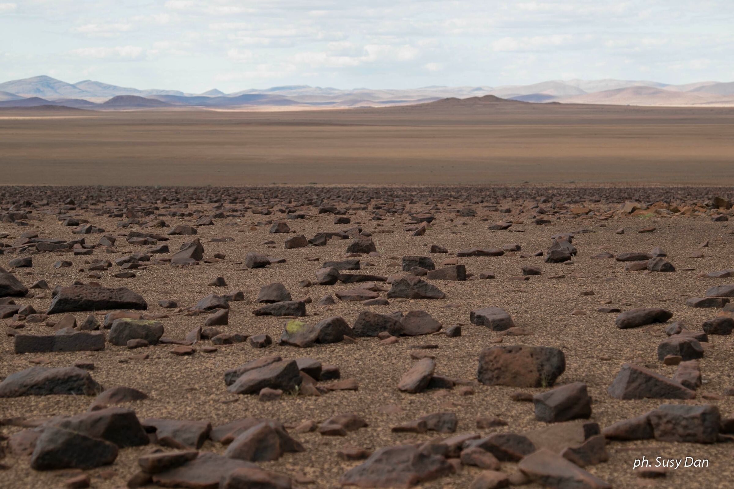 Desert of rocks