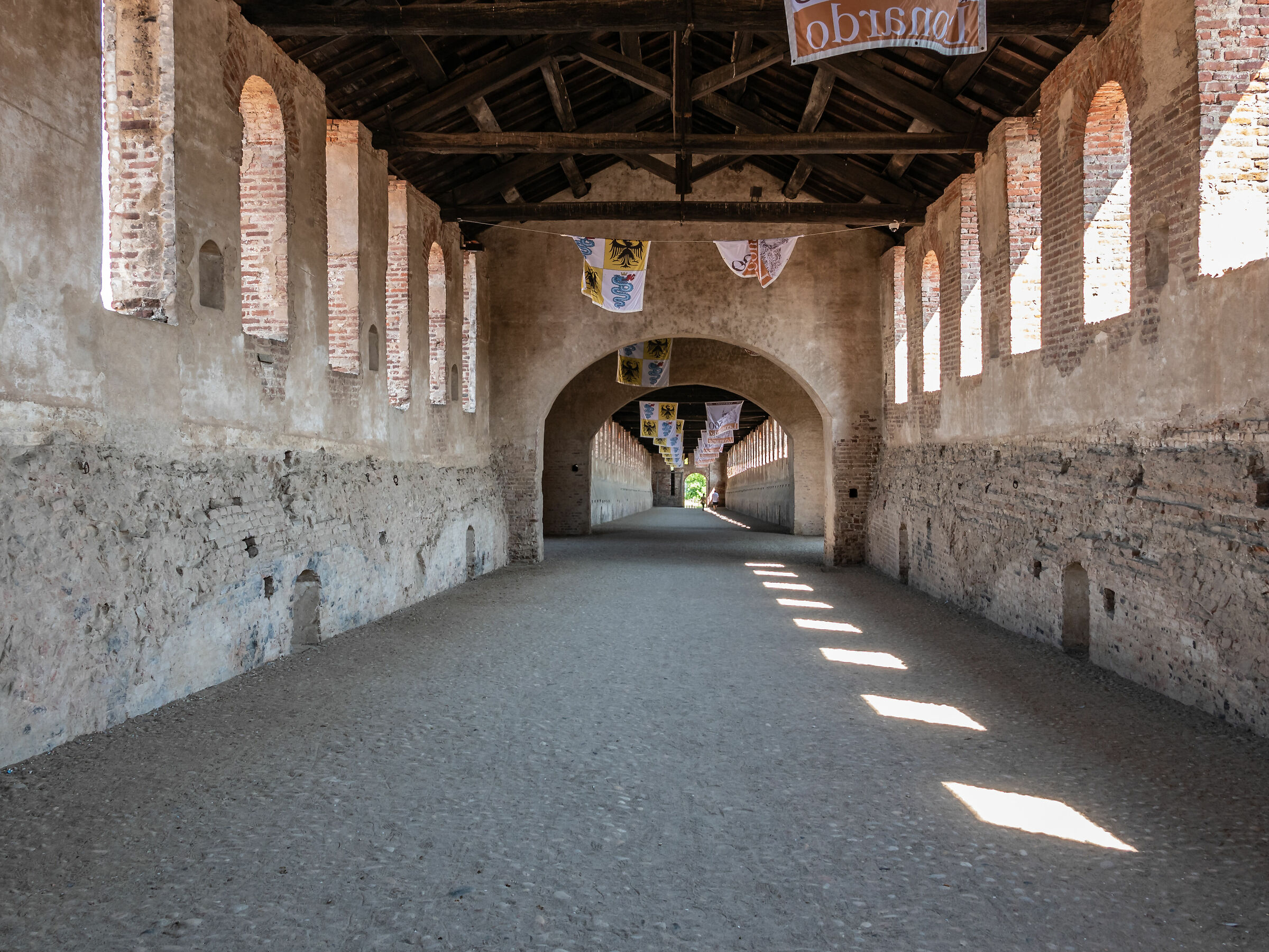 Street Covered - Castle Sforzesco Vigevano
