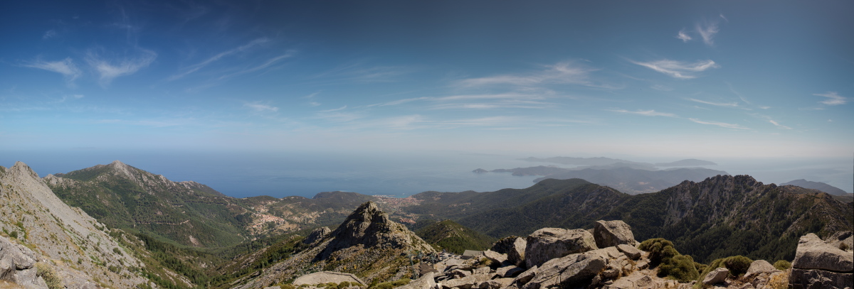 L 'Elba from Monte Capanne