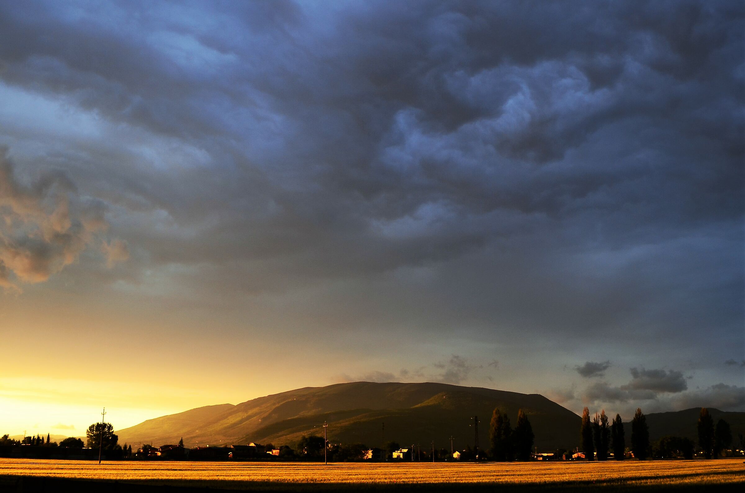 Pennellate di luce e nuvole