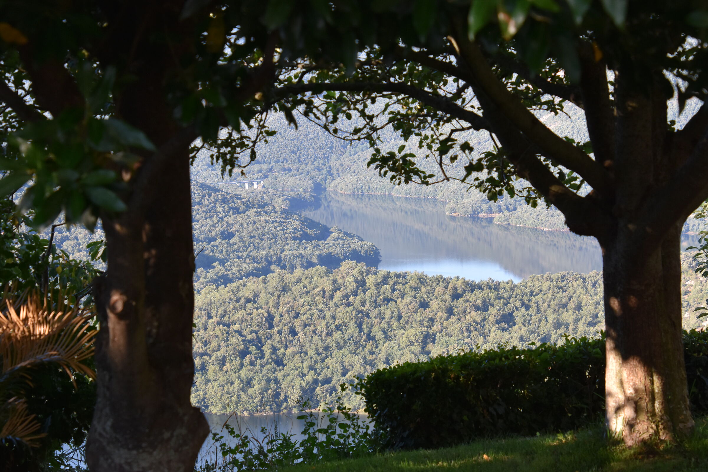 Lake Gusana (Gavoi) Nuoro as seen from the City of Lodine