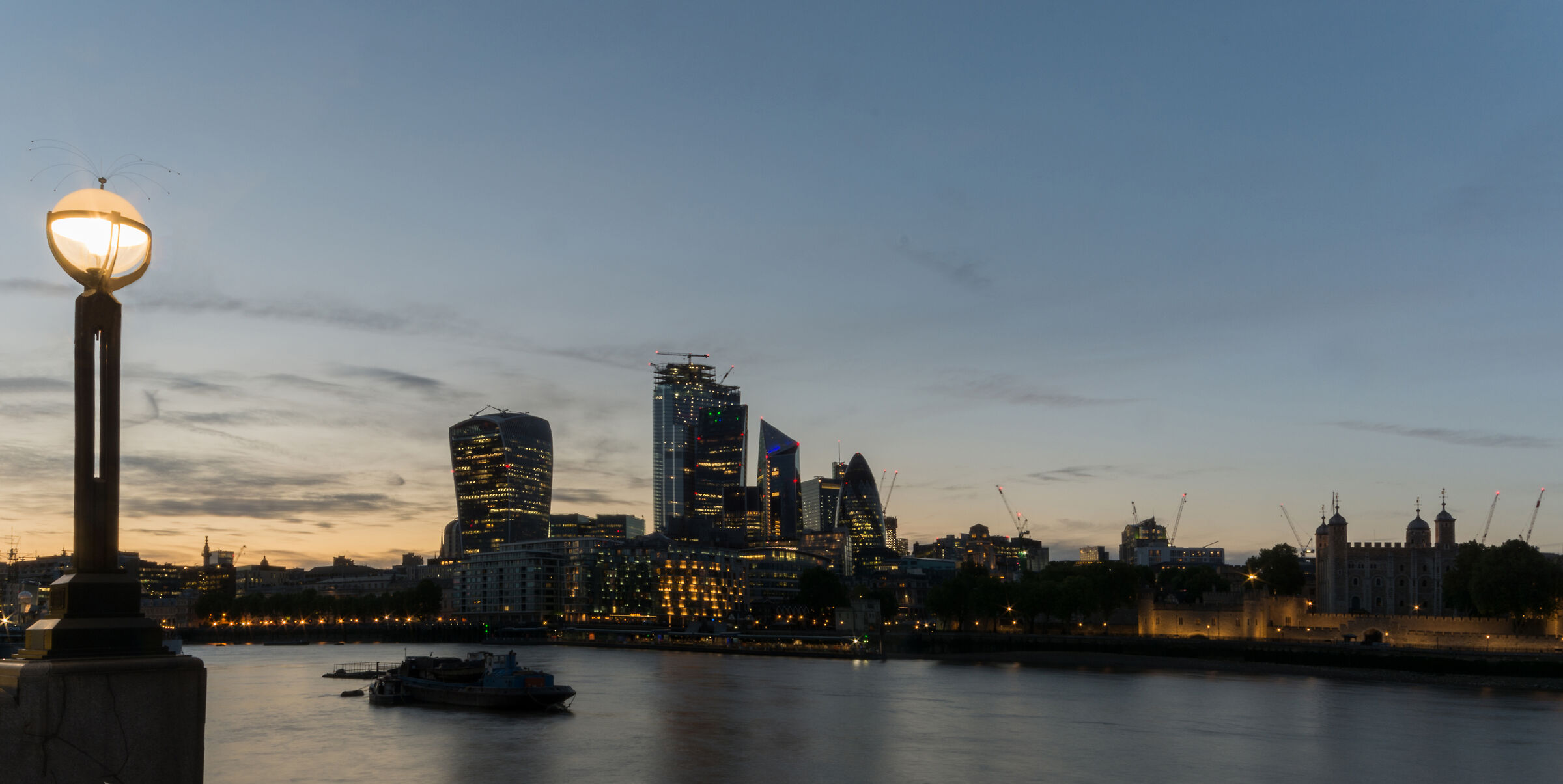 The city from the Thames