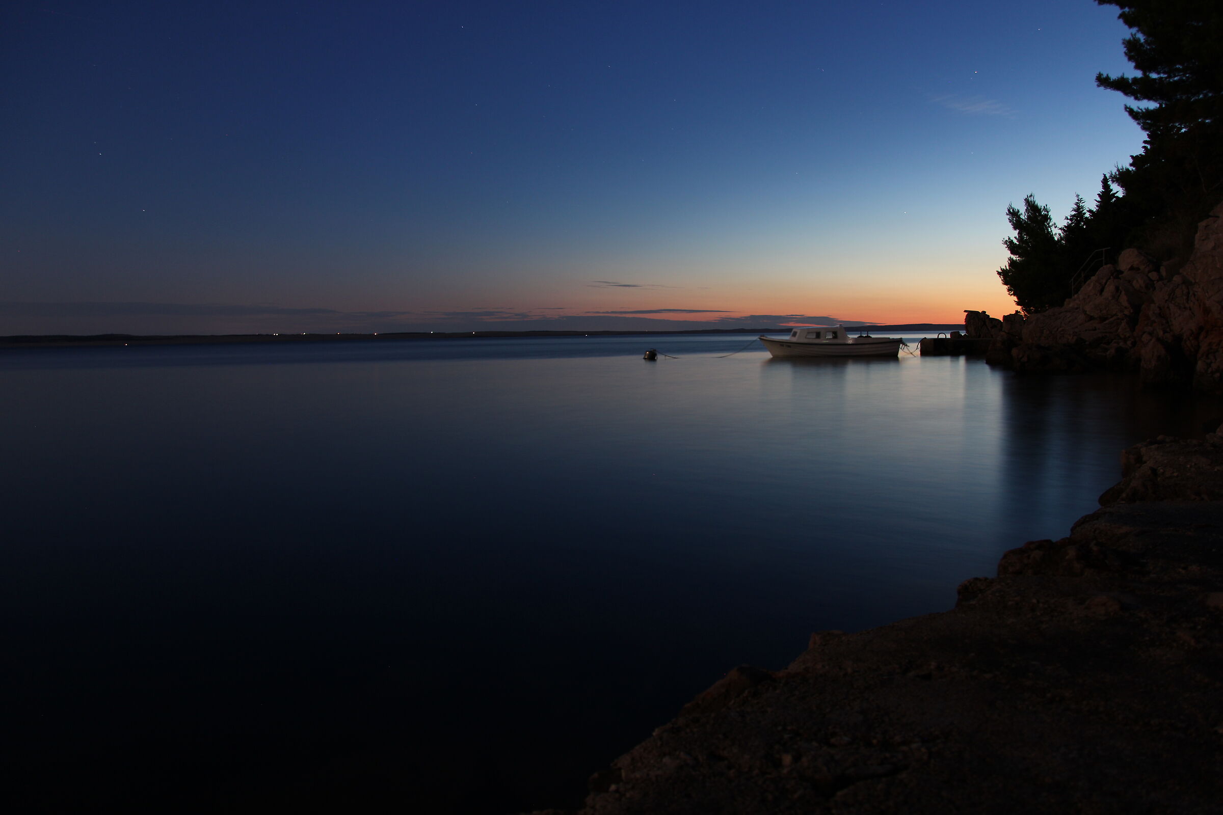 nightfall in starigrad