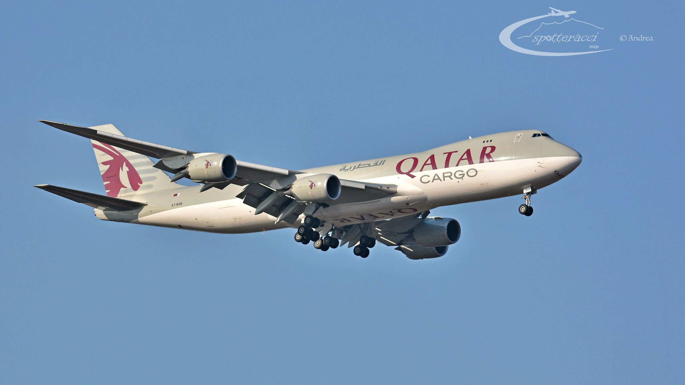 Boeing 747 Qatar Cargo