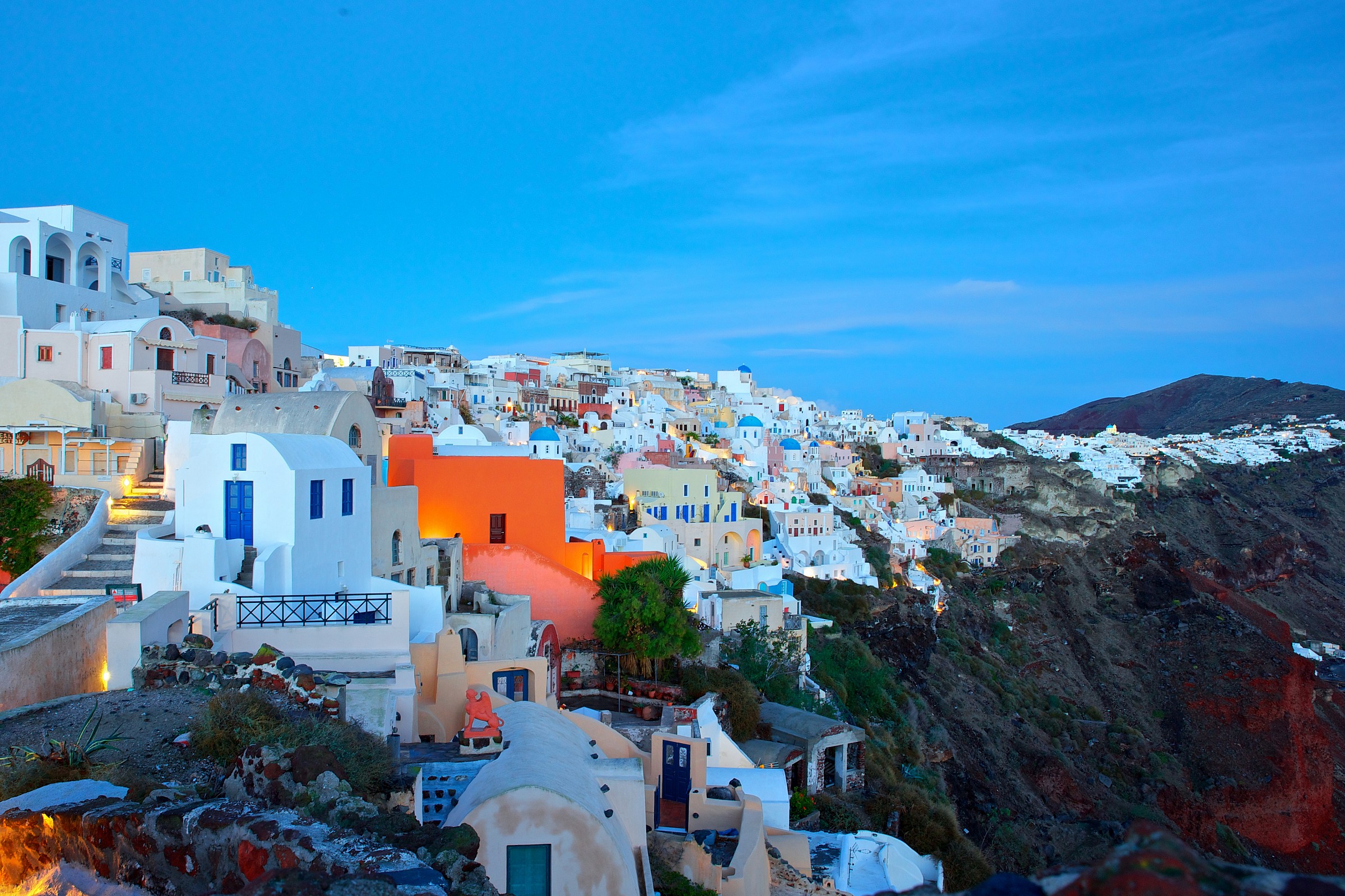Santorini in the evening - Greece