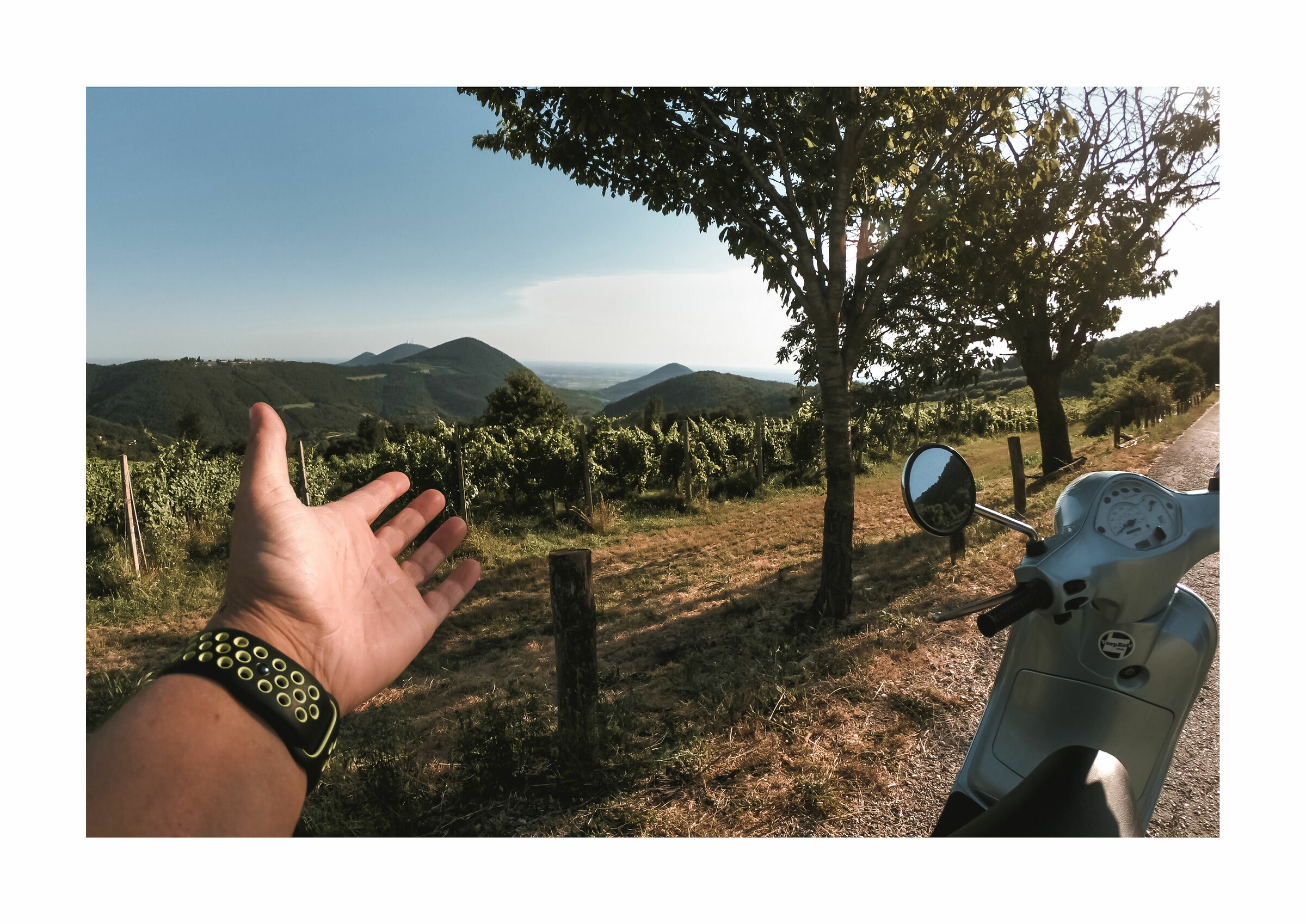 Estate, sole, Colli Euganei e GoPro