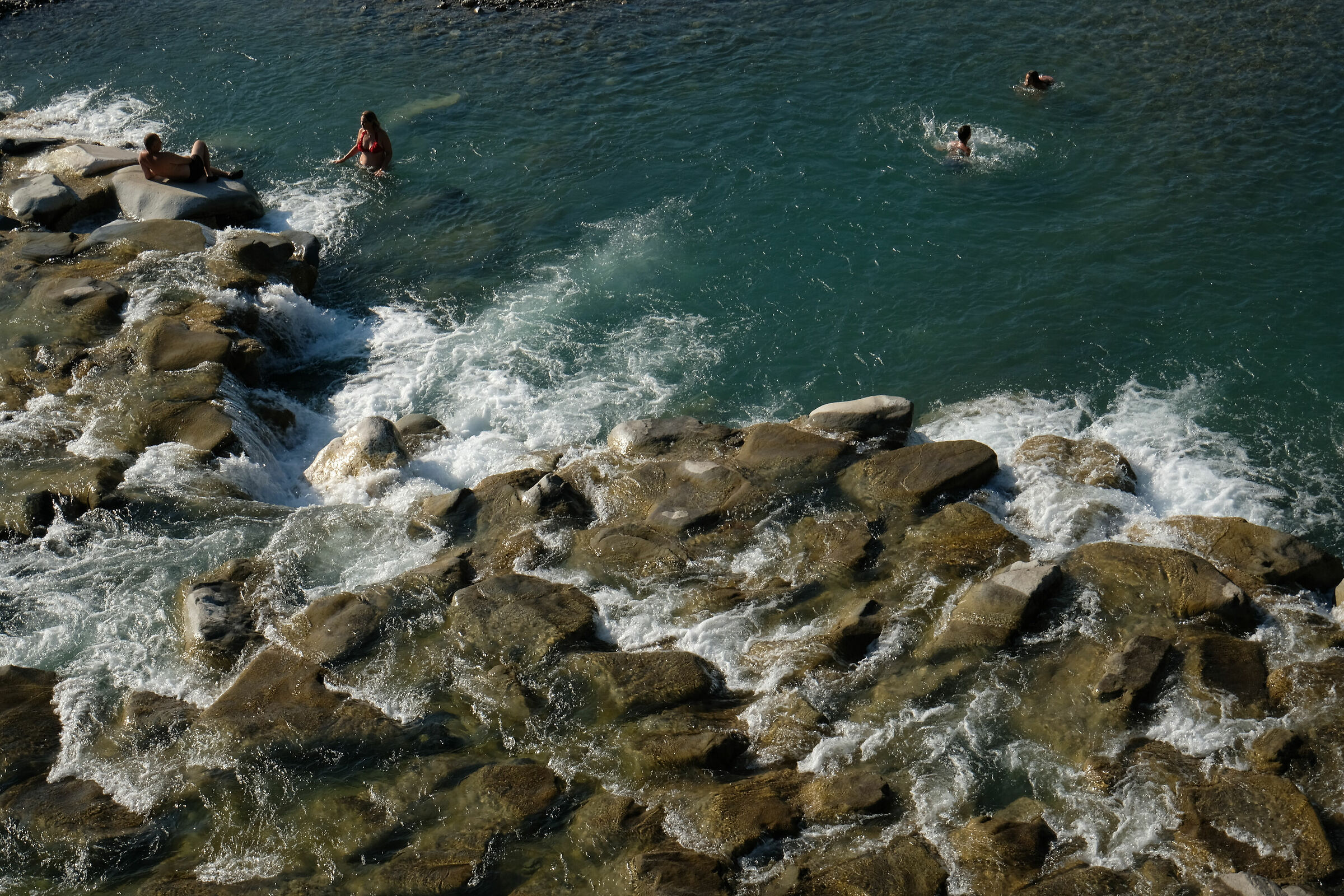 The bathroom in the Trebbia