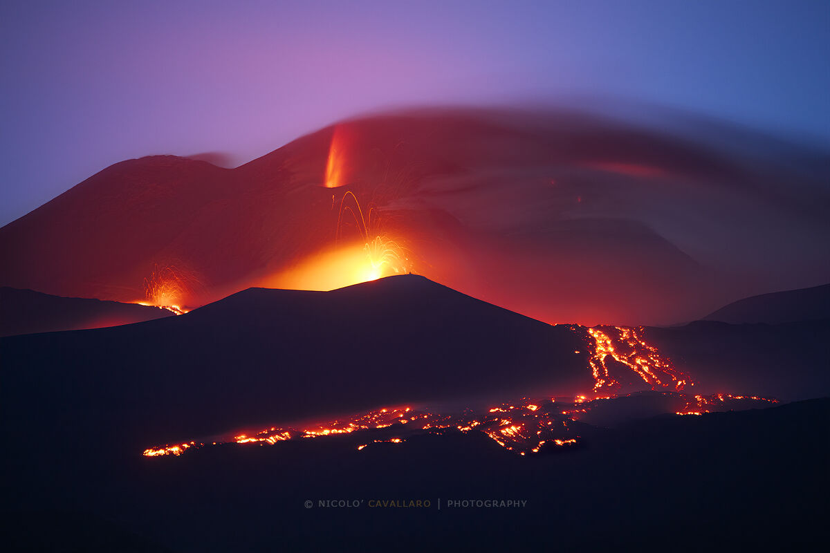 Etna - Eruzione del 27-28 Luglio 2019
