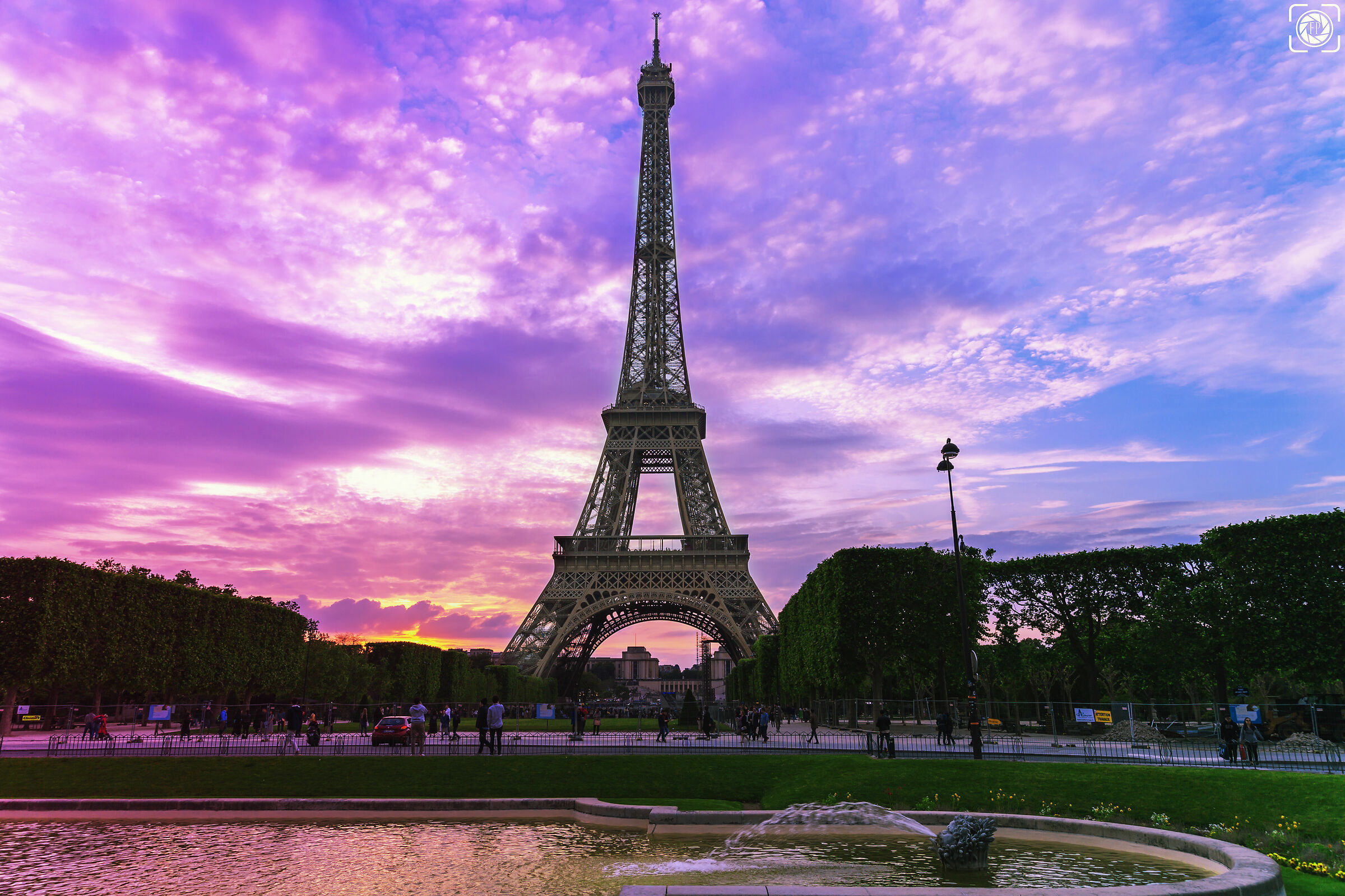Tour Eiffel Sunset