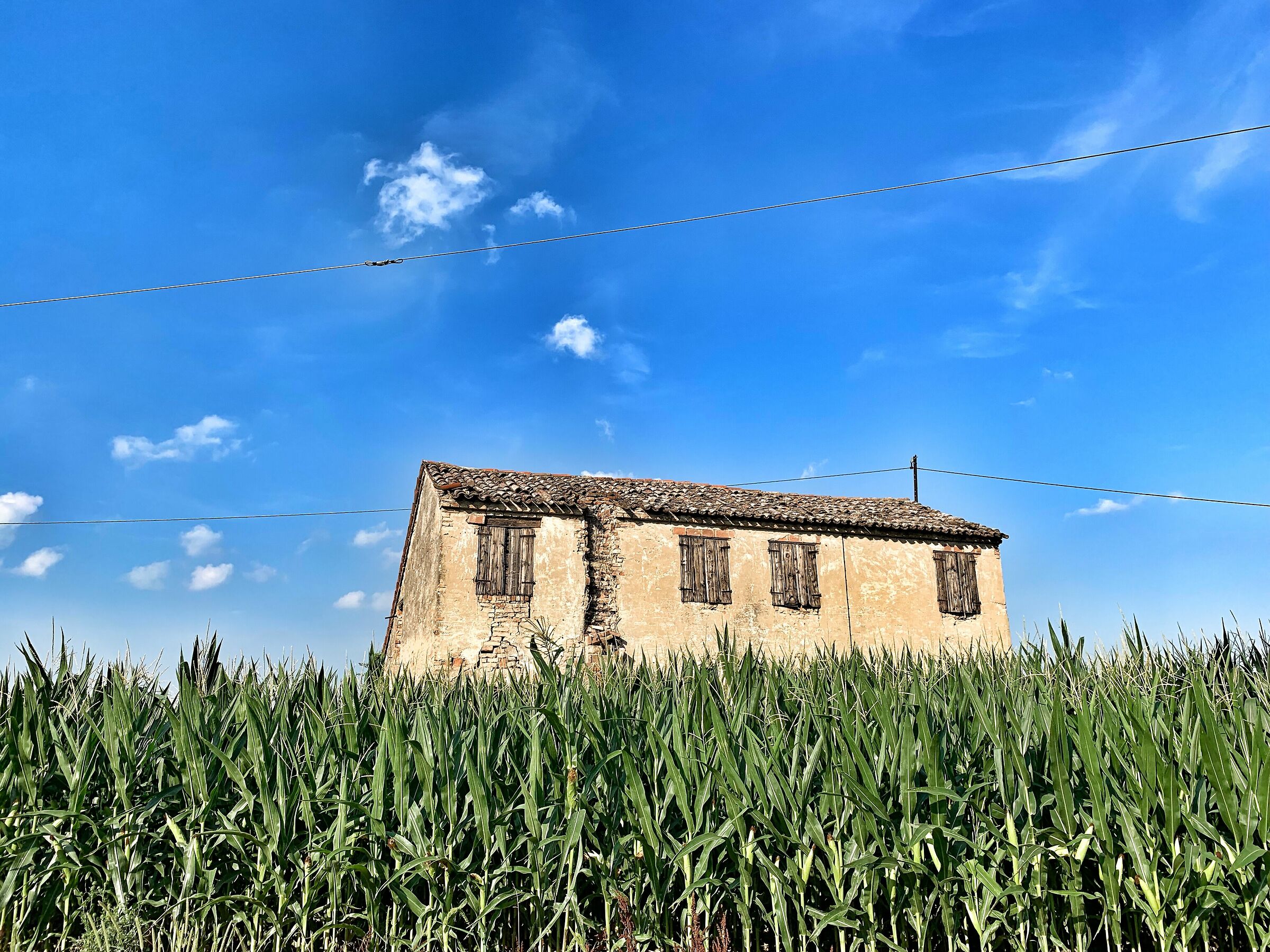 Abitare in mezzo alla campagna