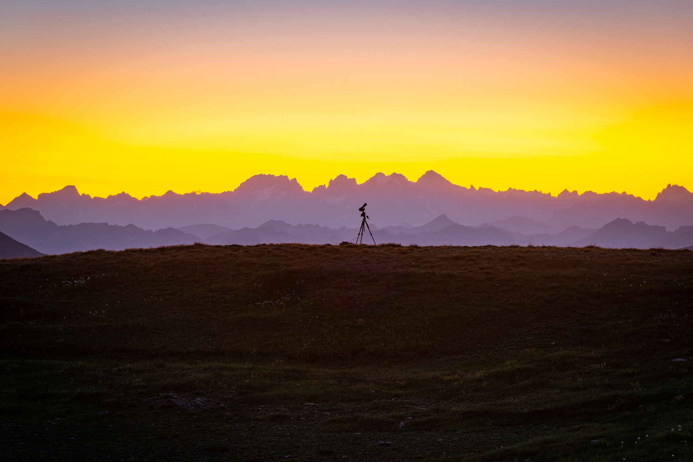 waiting for the dark