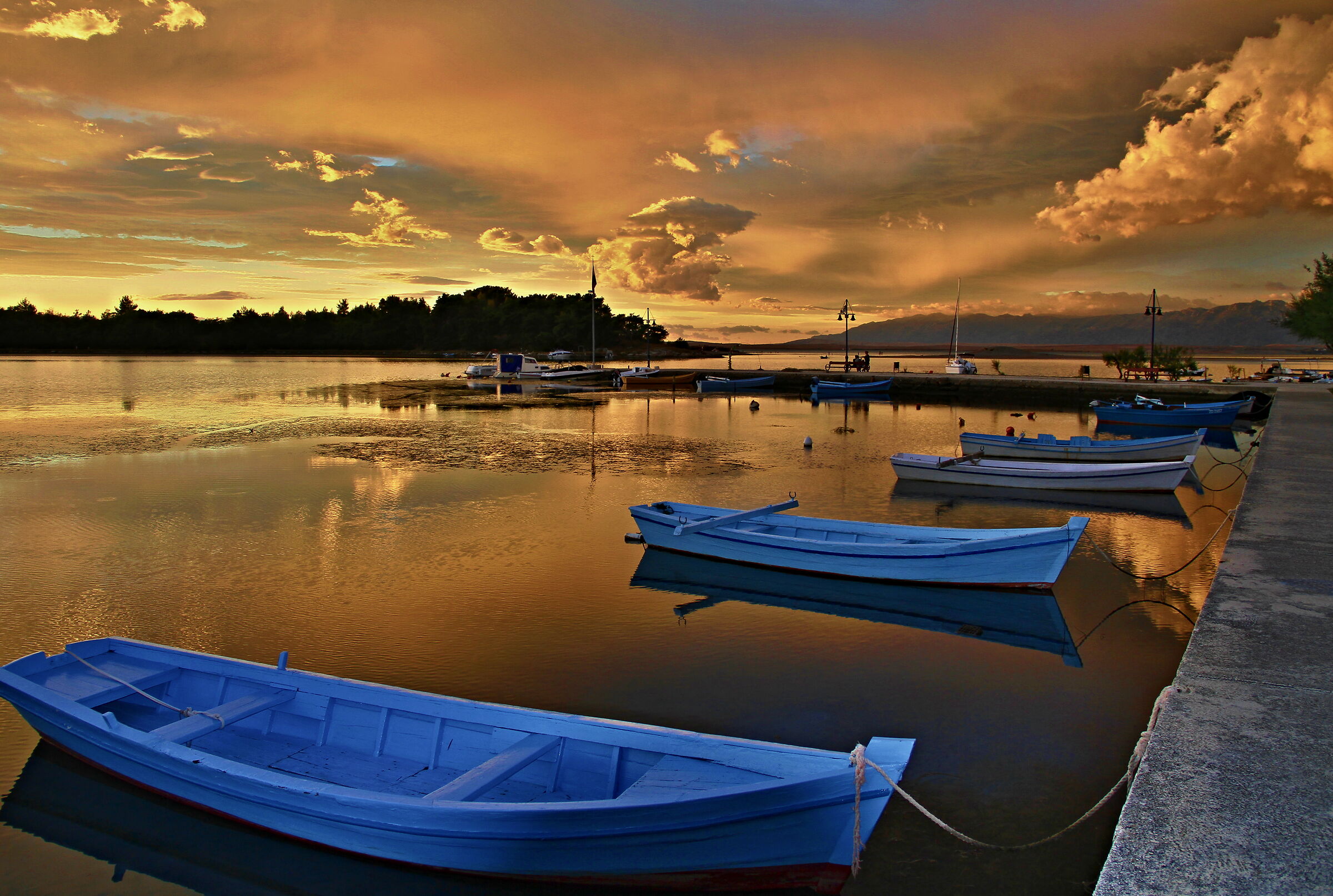 reflections of the evening