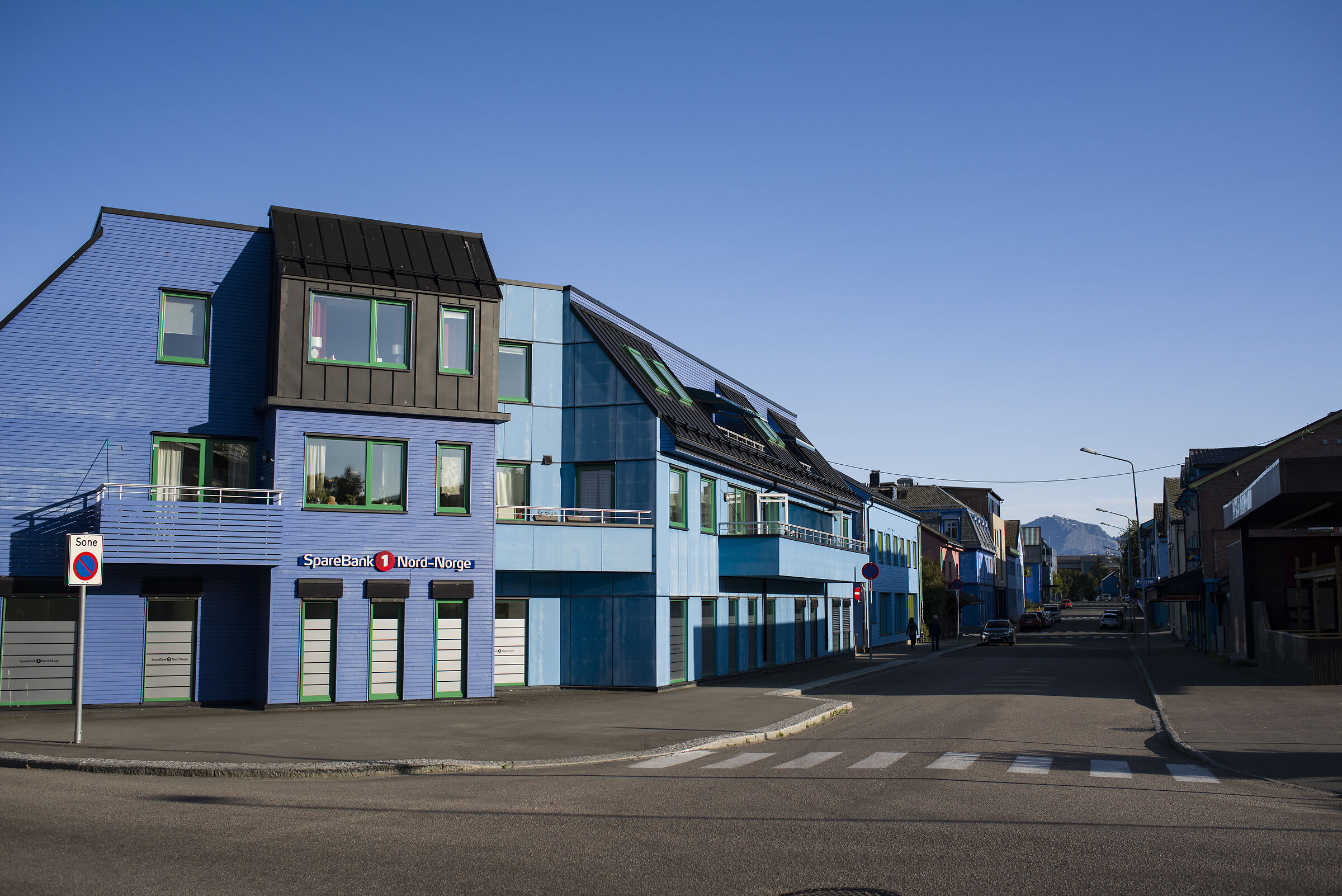 Perché le case sono principalmente blu?