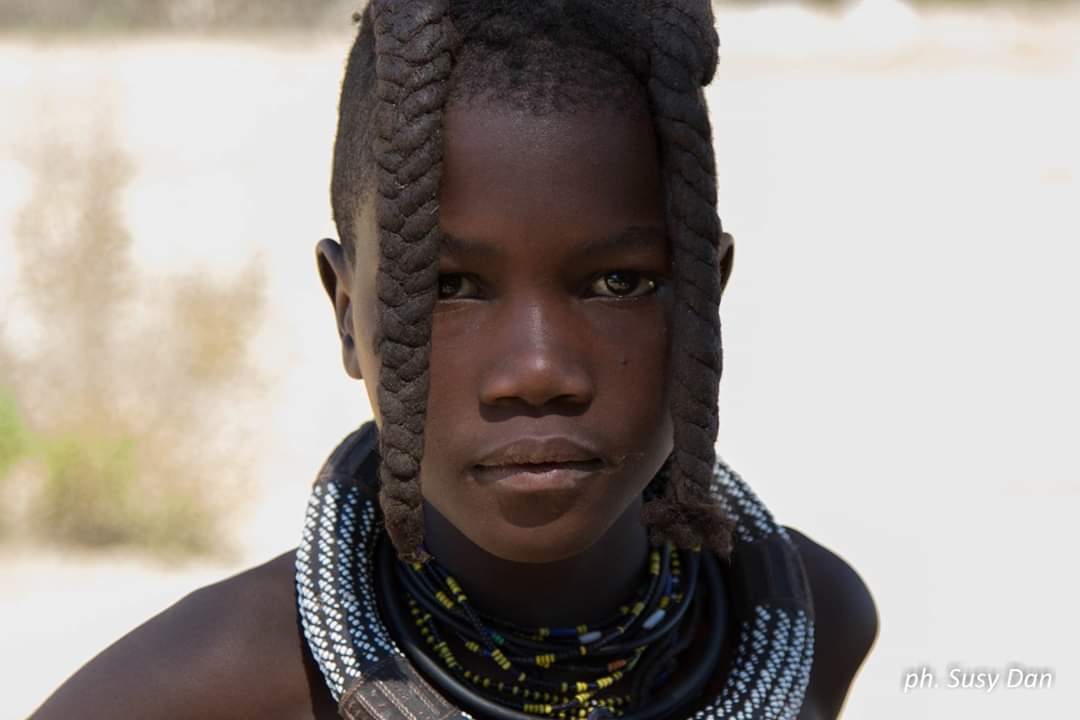 Himba girl of Kaokoland, Namibia