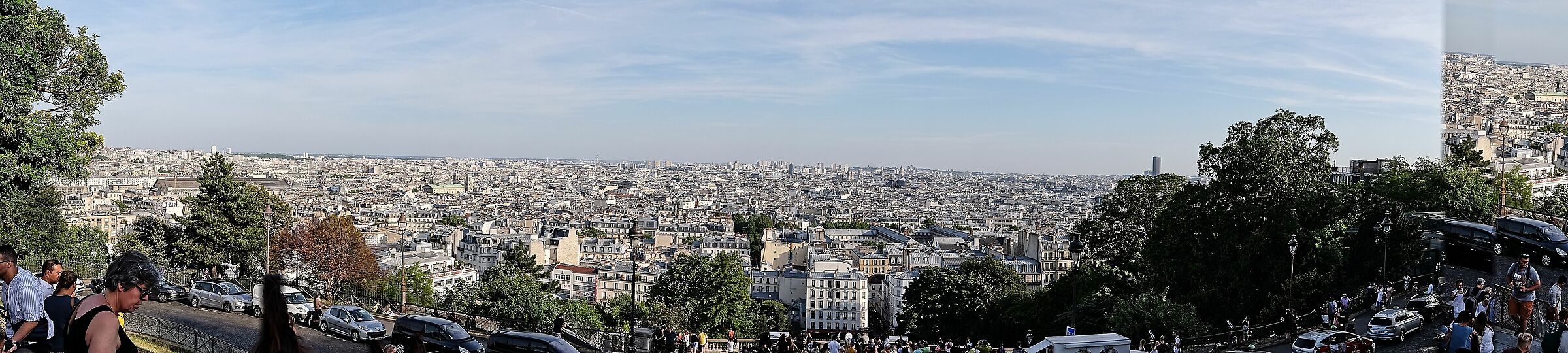 panoramica di Parigi da Montmartre
