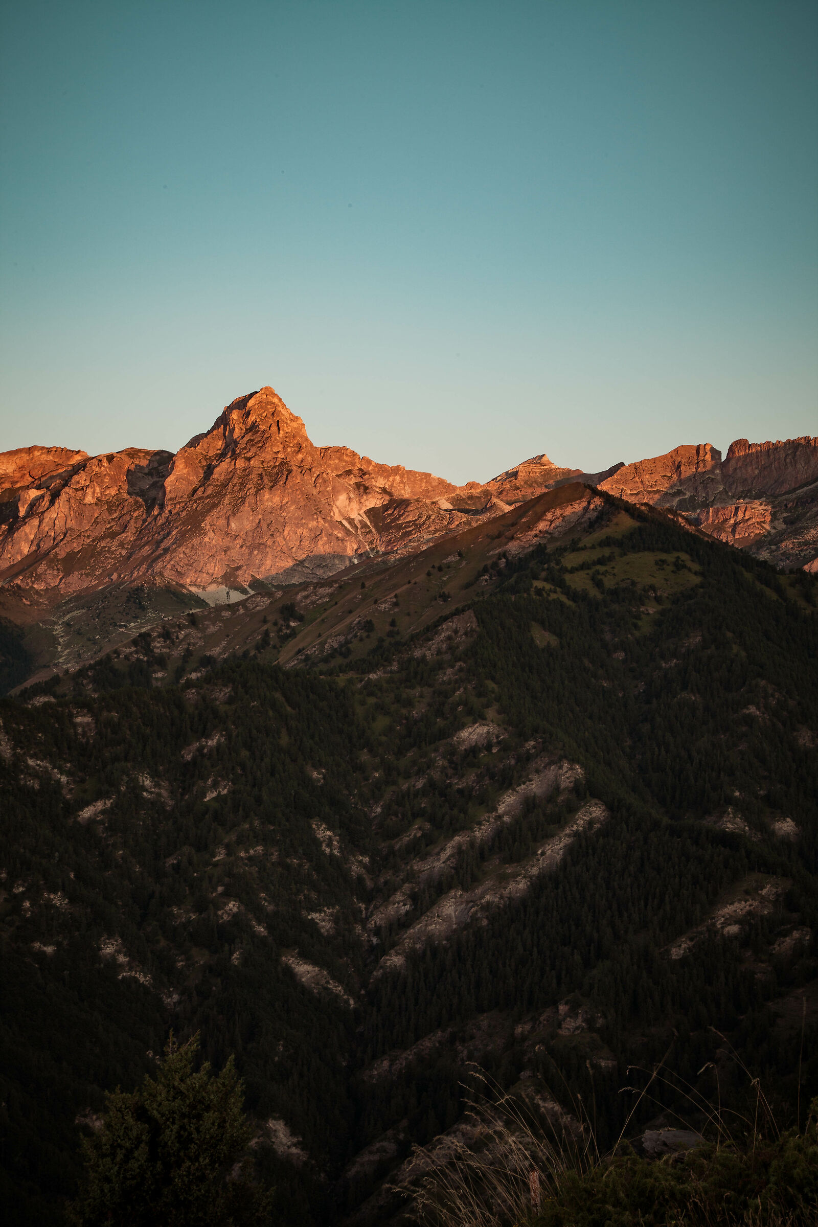 Mountains valley maira