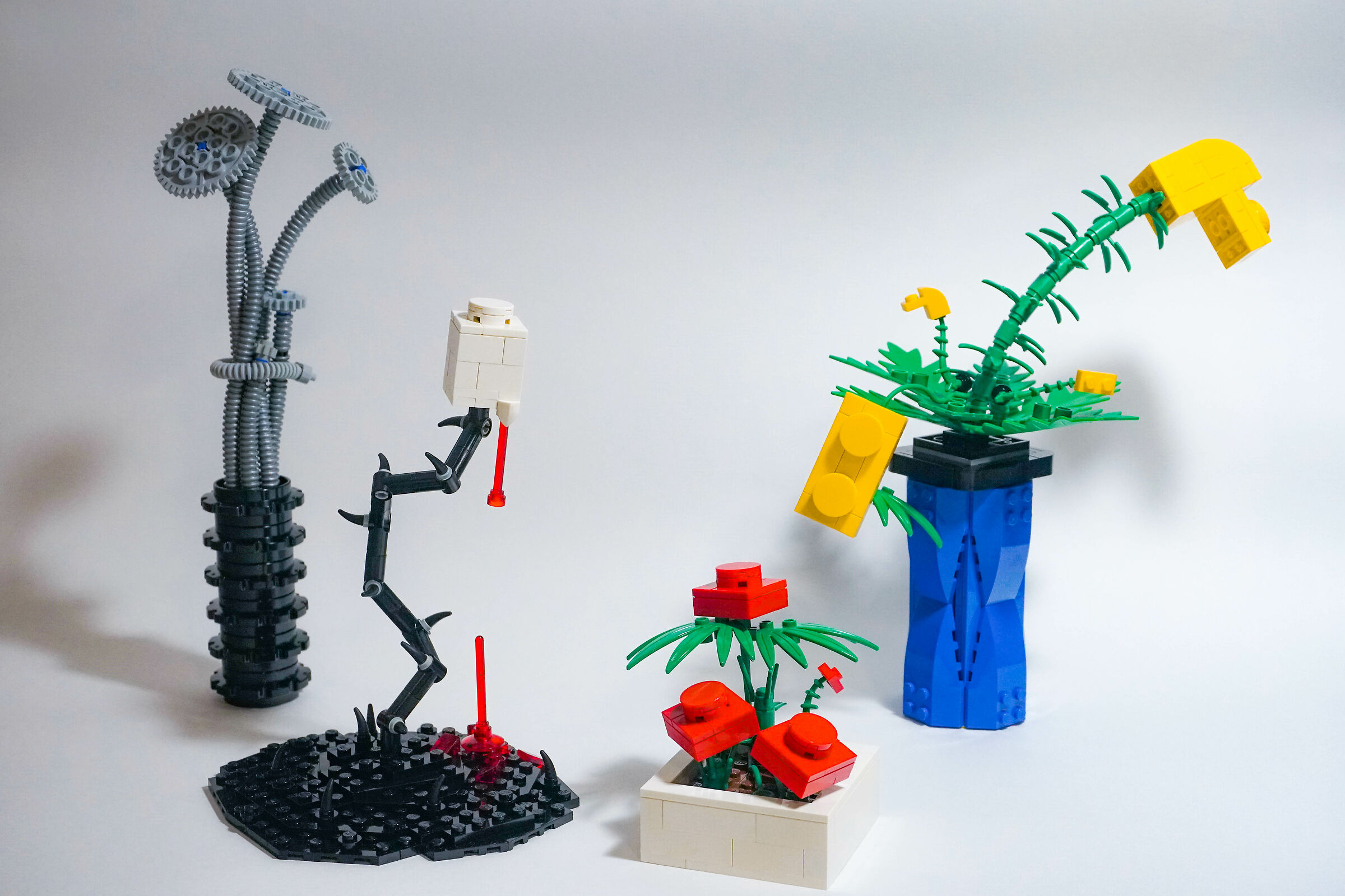 Collezione di piante lego