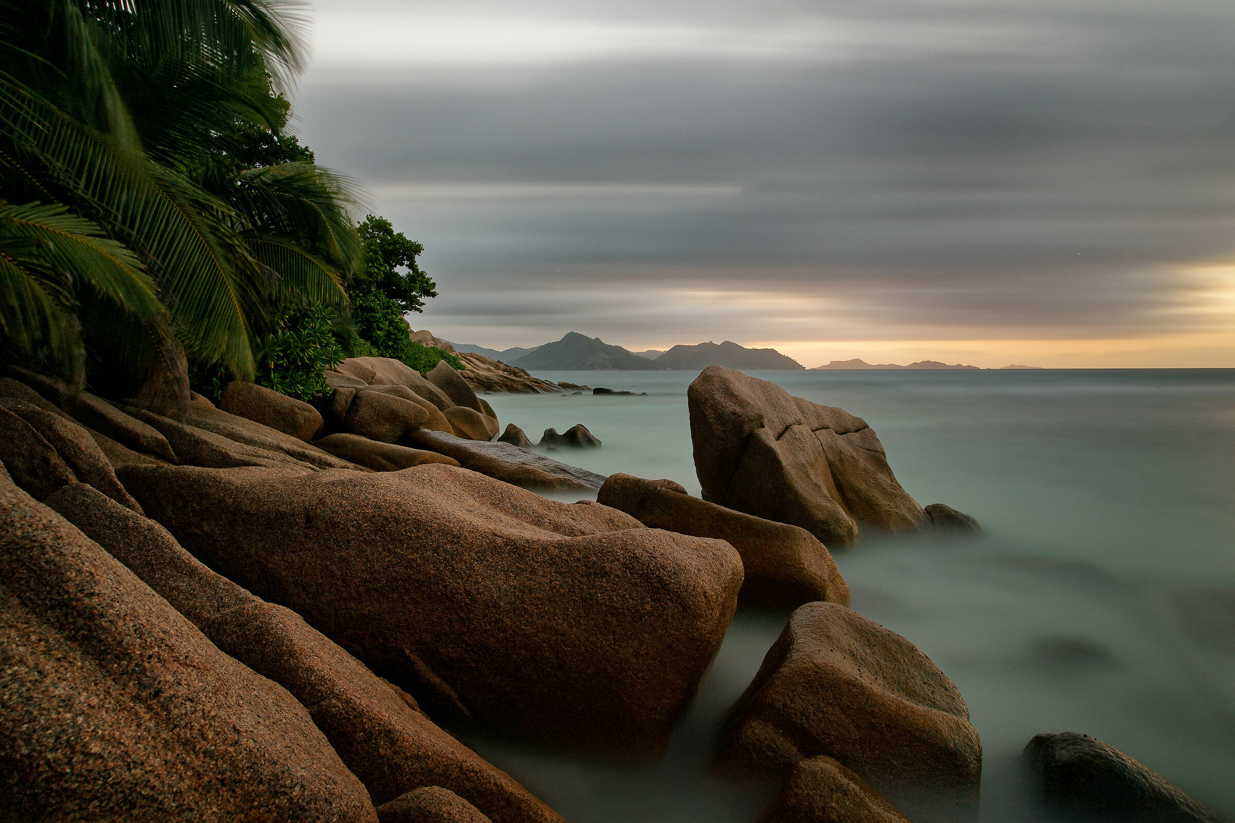 Tramonto su La Digue
