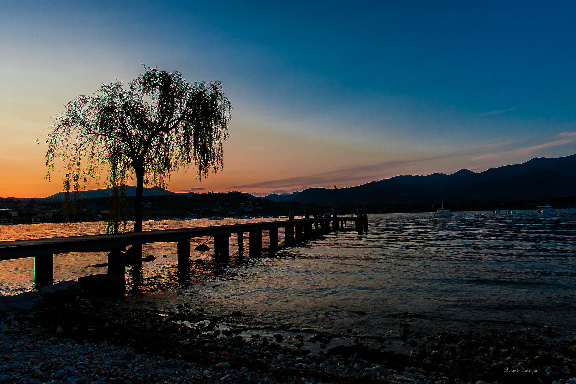 I tramonti sul lago di Garda