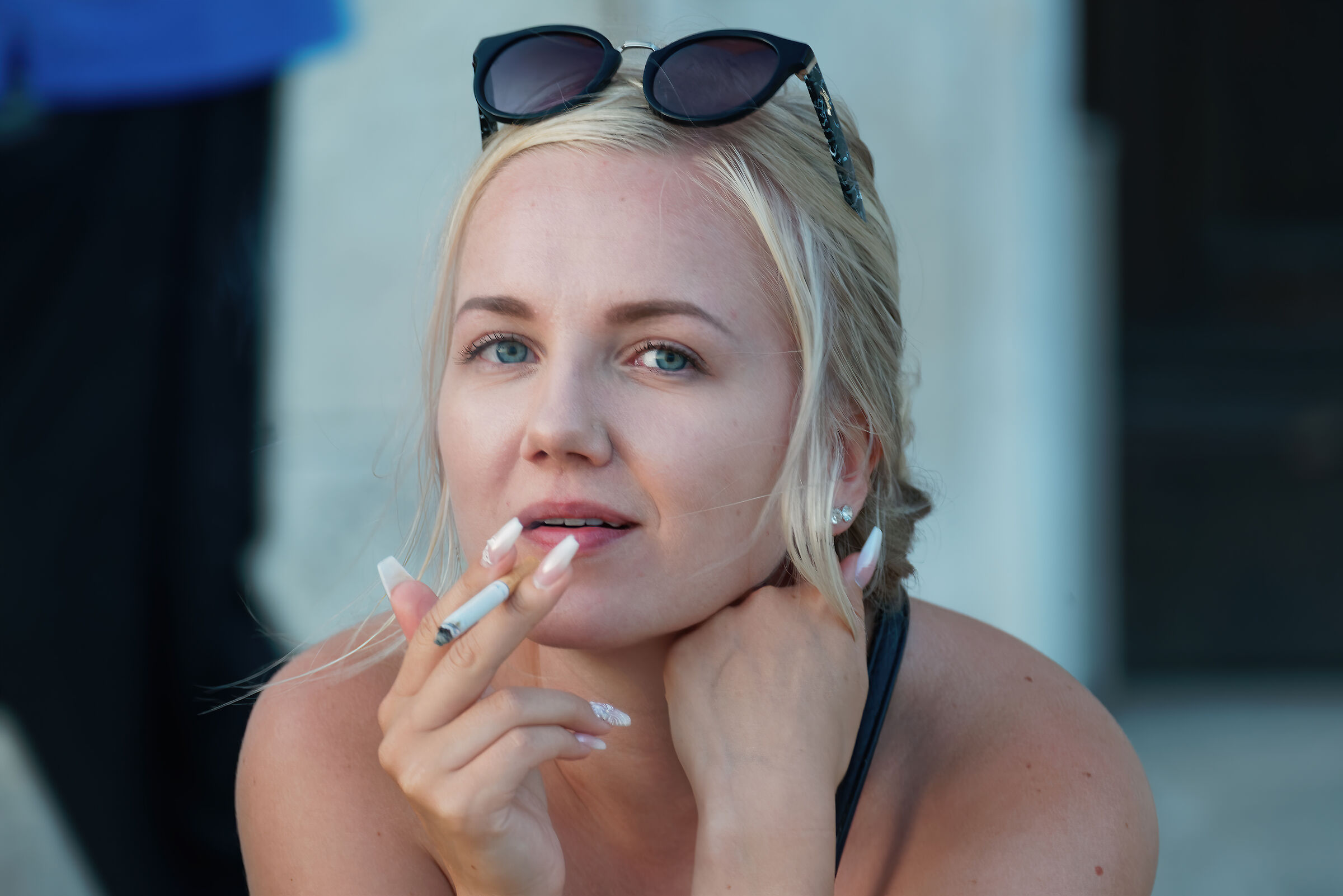 la luce buona del tramonto