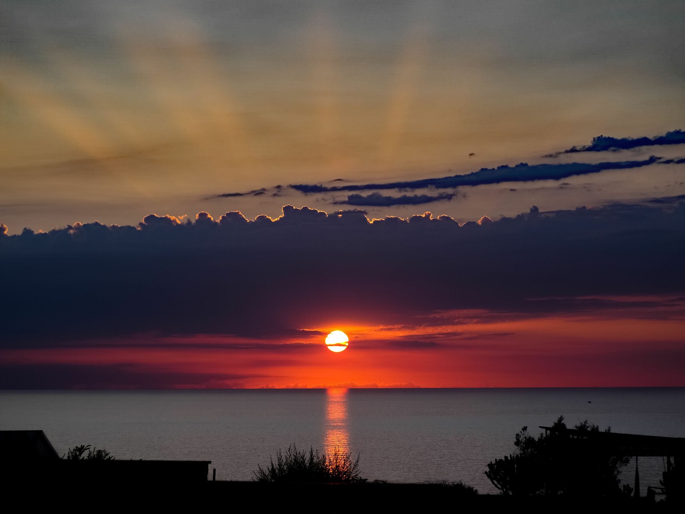 tramonto sul promontorio