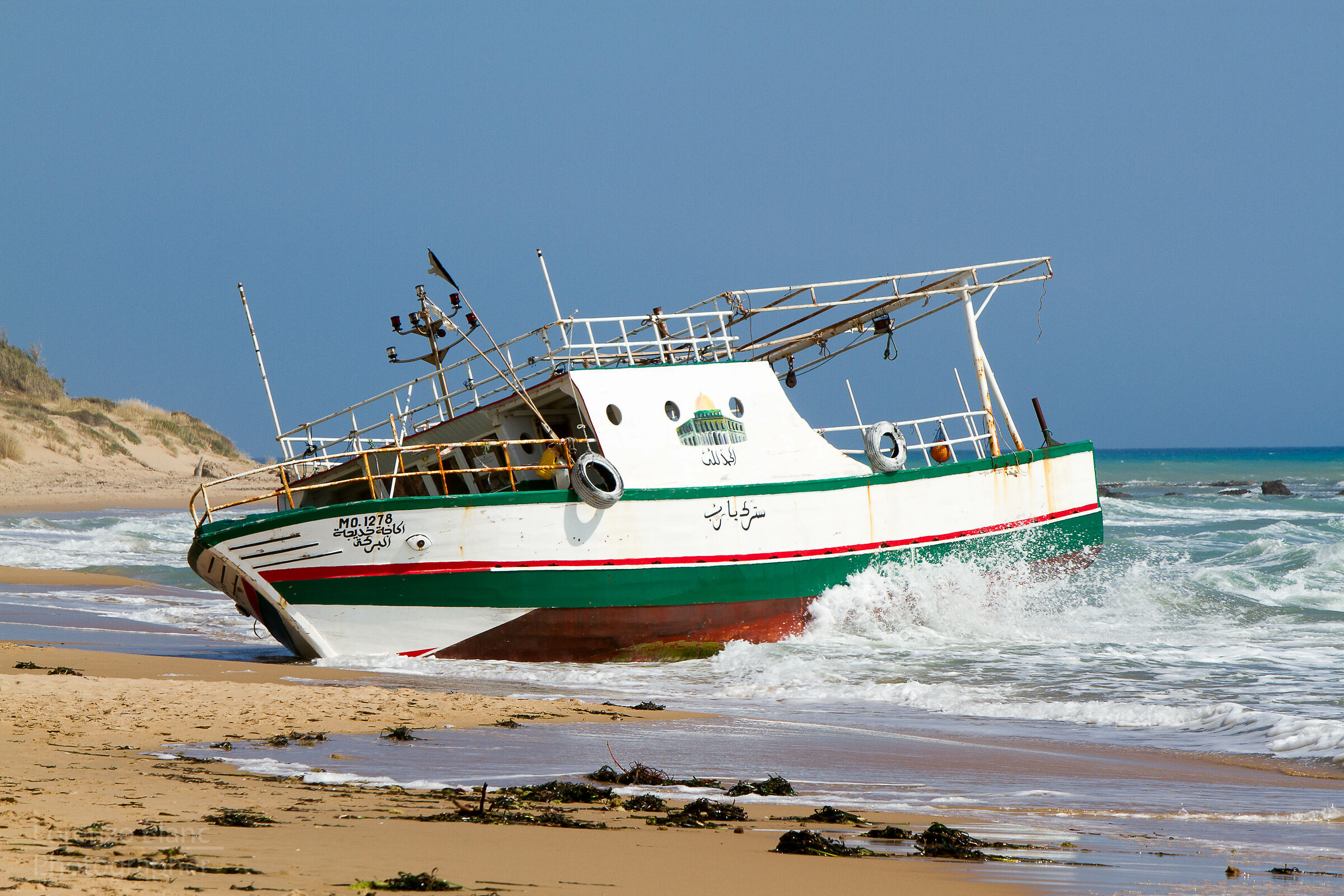 Remains of a clandestine crossing