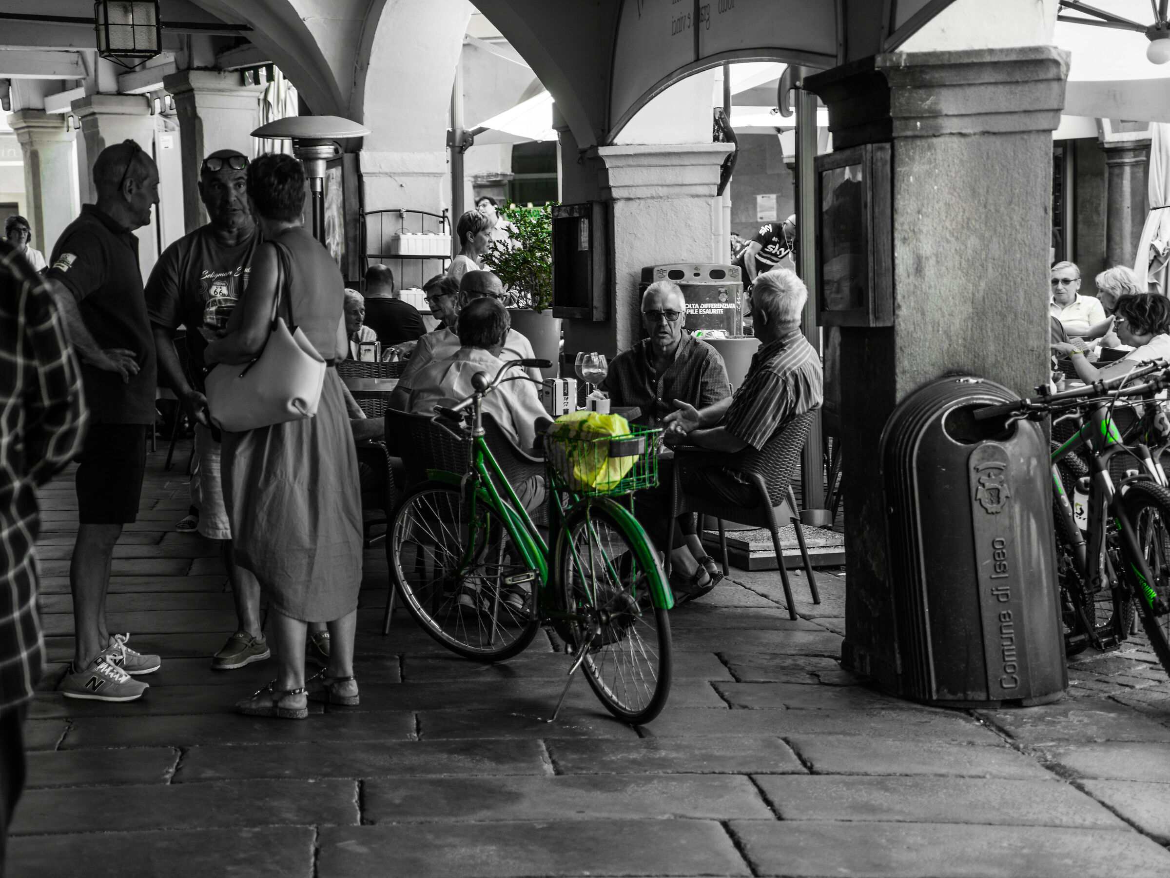 the arcades of Piazza Garibaldi, Iseo (BS)