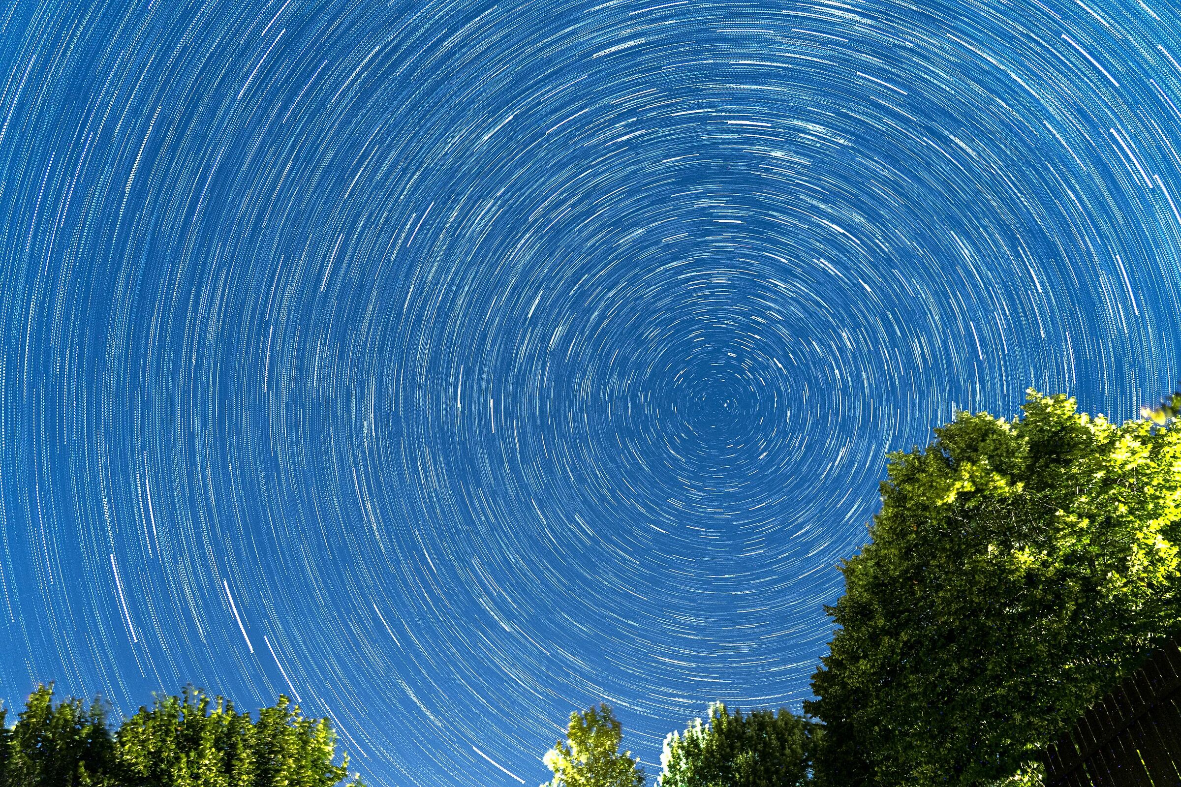 stars trail Trevignano