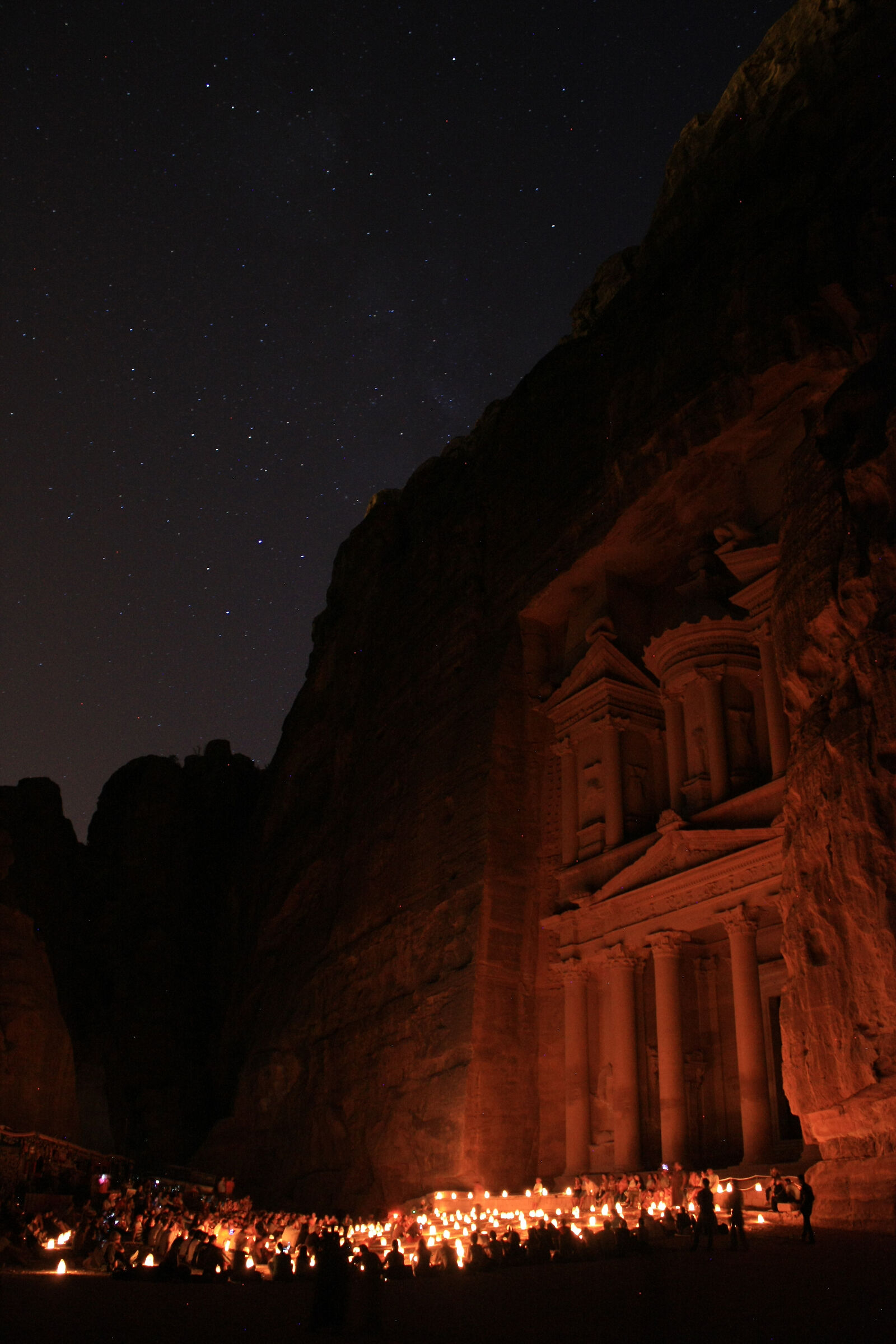 Petra by night
