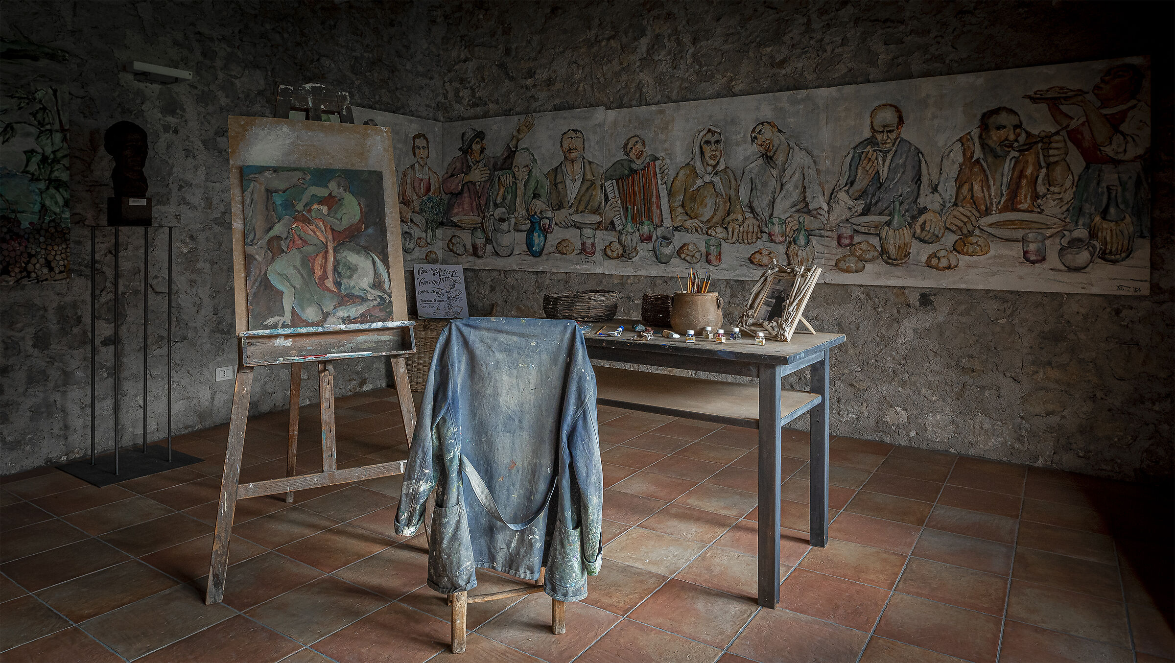 Lo studio del pittore (Giacomo Vittone 1898 - 1995)