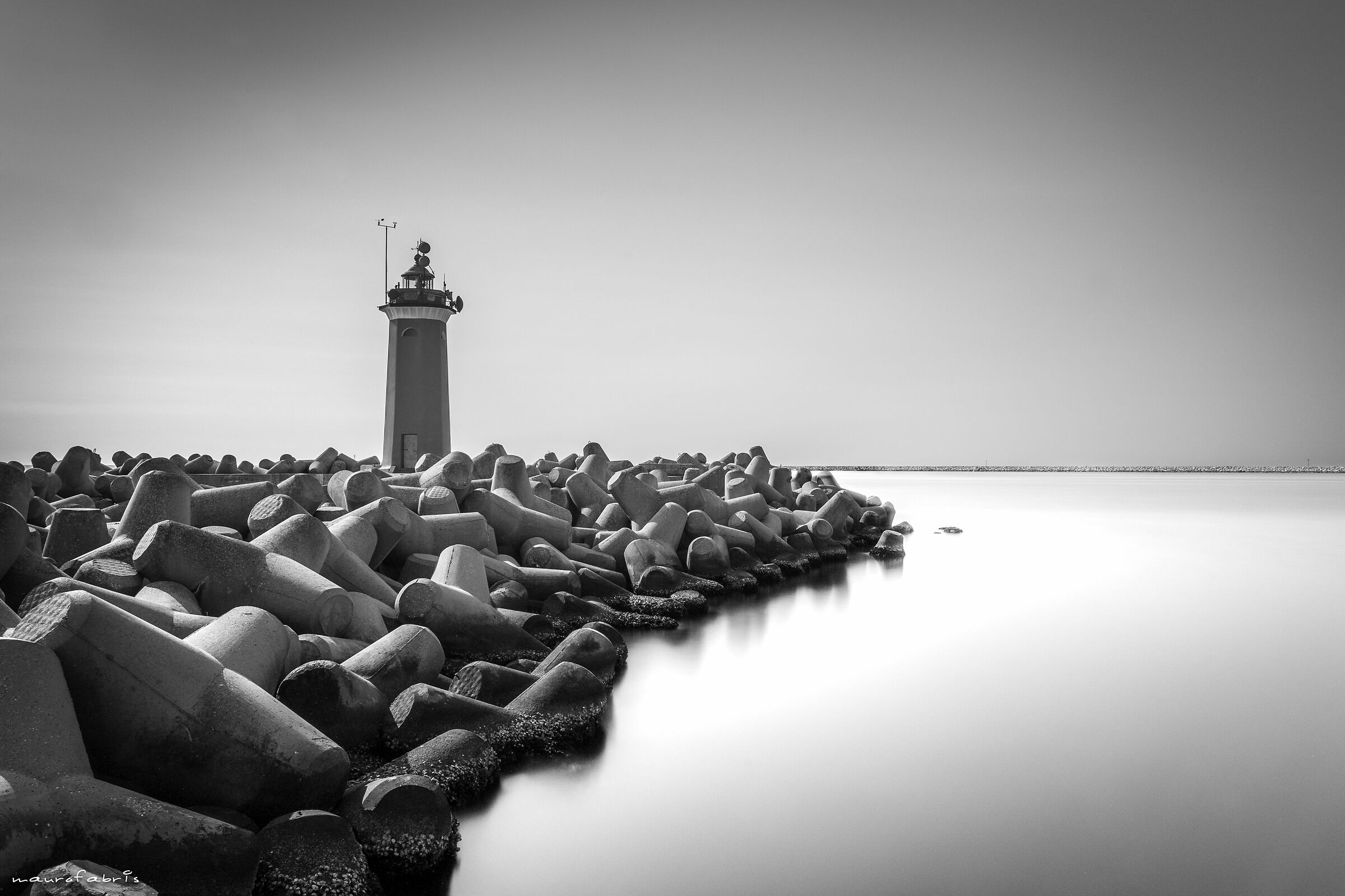 il faro a Lido (San Nicolò)